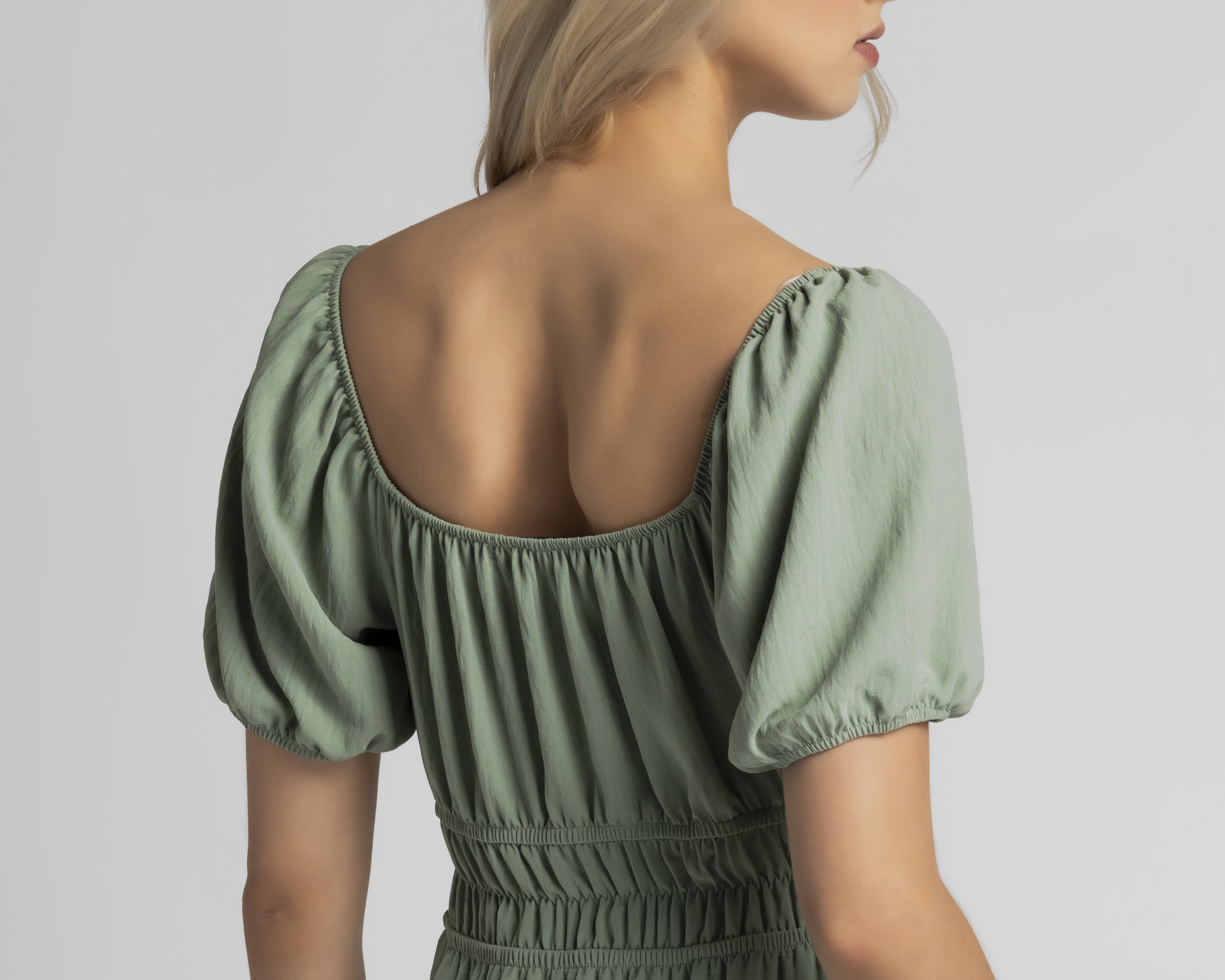 Foto 6 pulgar | Foto 5 | Vestido Casual Refill Verde para Mujer