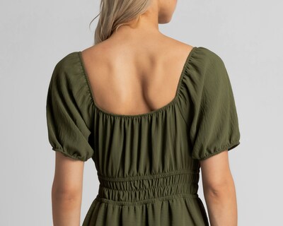 Foto 5 | Foto 5 | Vestido Casual Refill Verde para Mujer