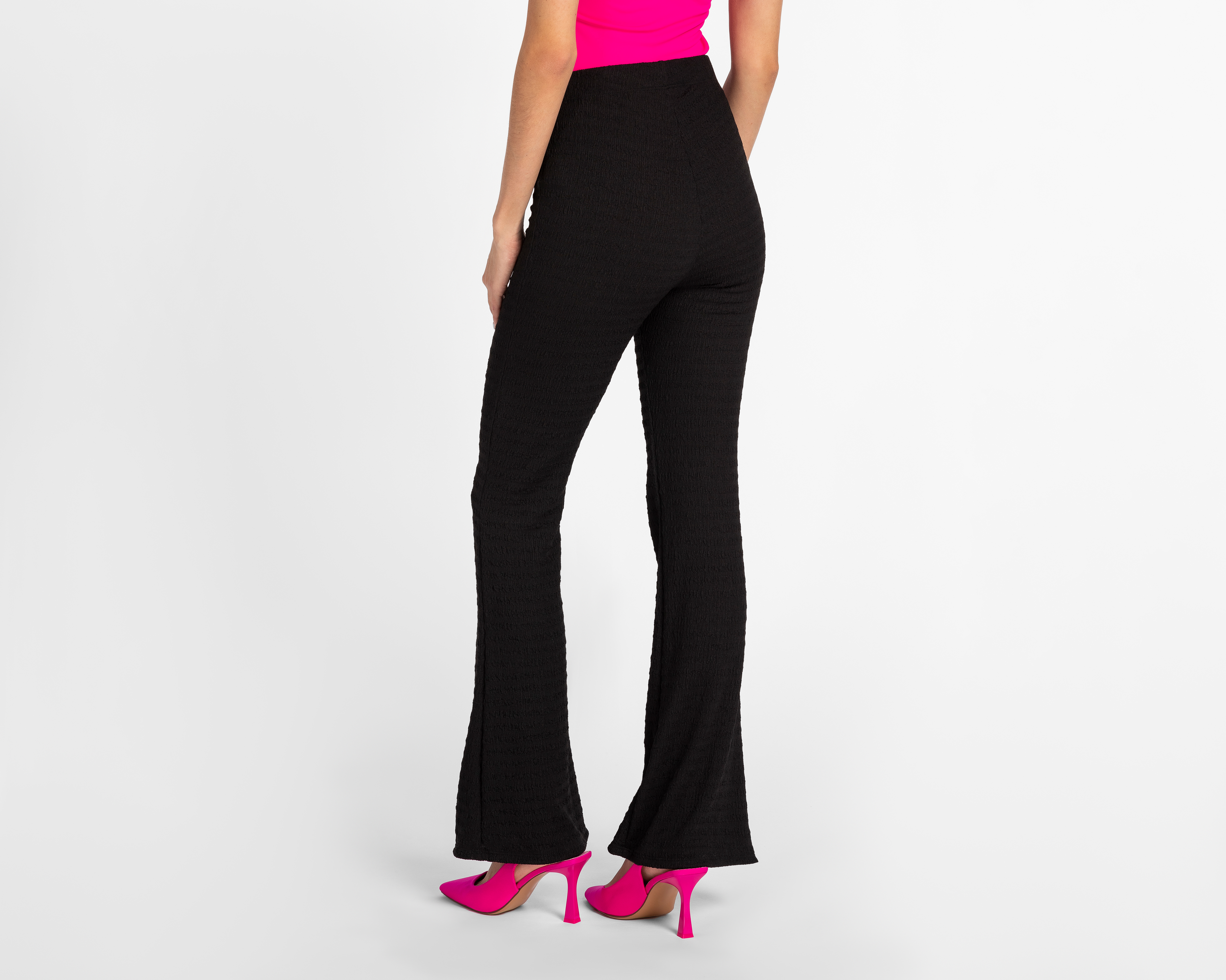 Foto 4 pulgar | Foto 3 | Leggings Acampanados 18 Forever para Mujer