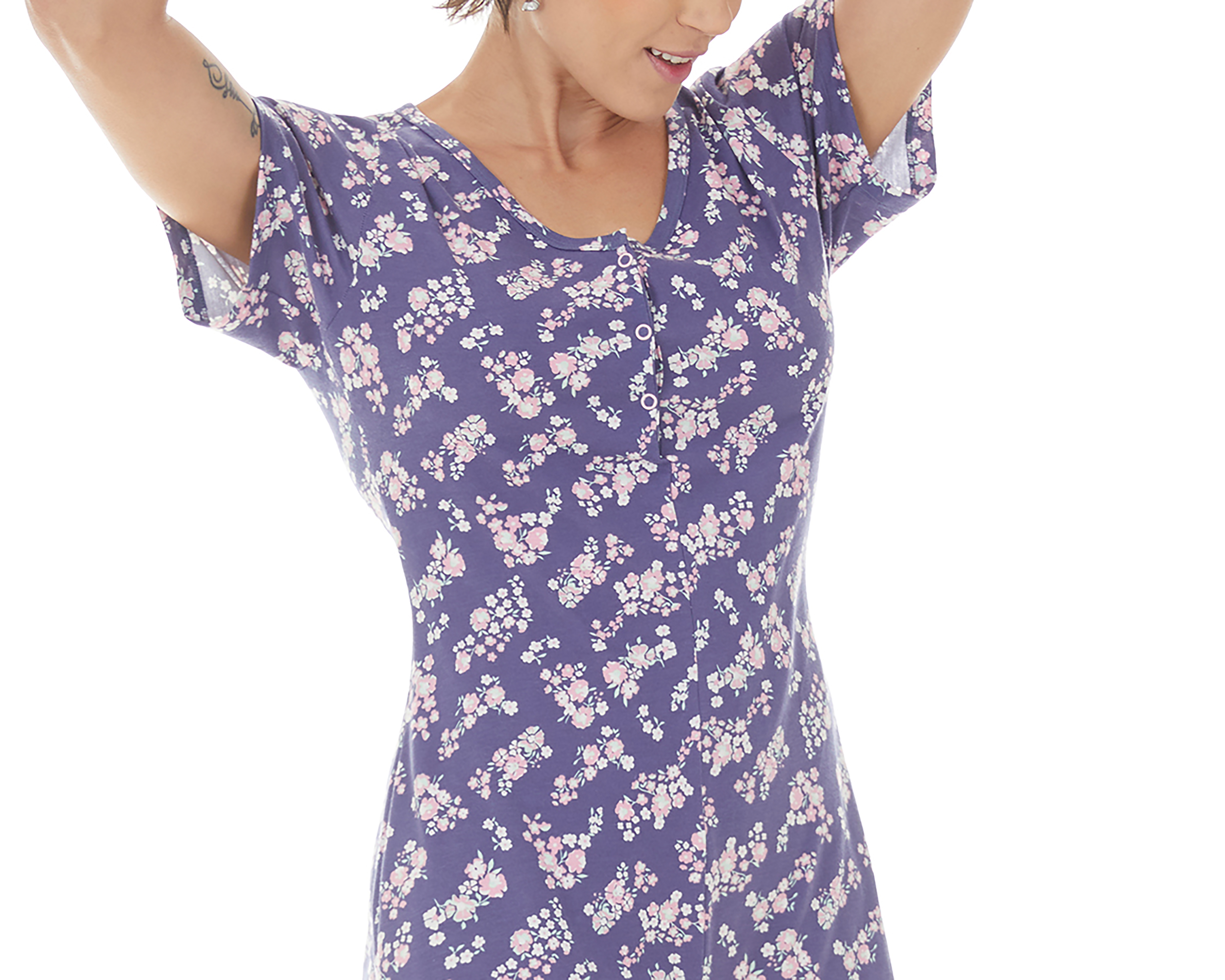 Foto 4 pulgar | Foto 3 | Pijama Tops & Bottoms para Mujer