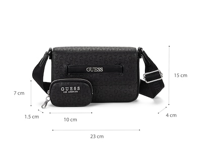 Foto 6 | Foto 6 | Bolsa Cruzada Guess con Monedero