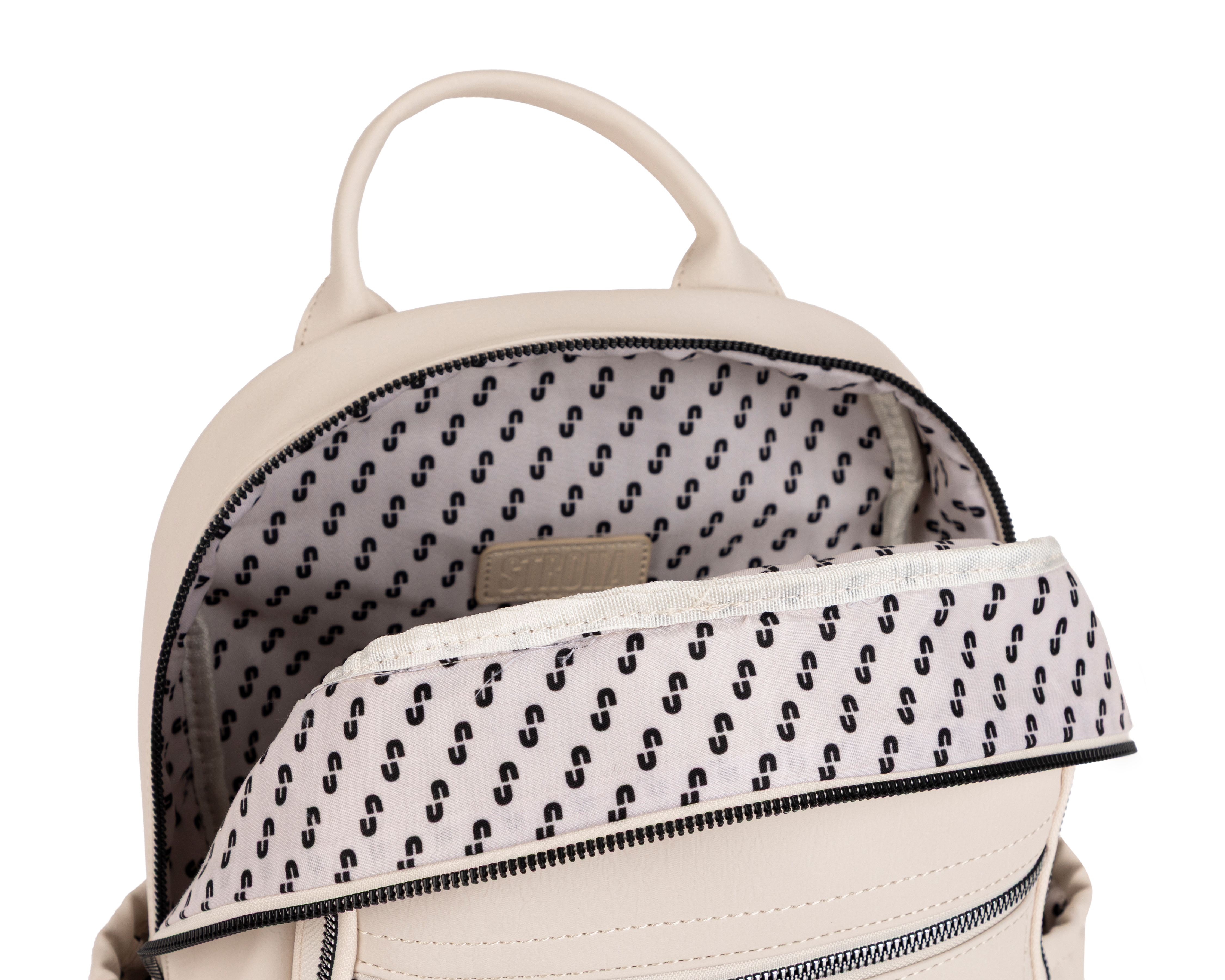 Foto 7 pulgar | Foto 6 | Mochila Strona Beige
