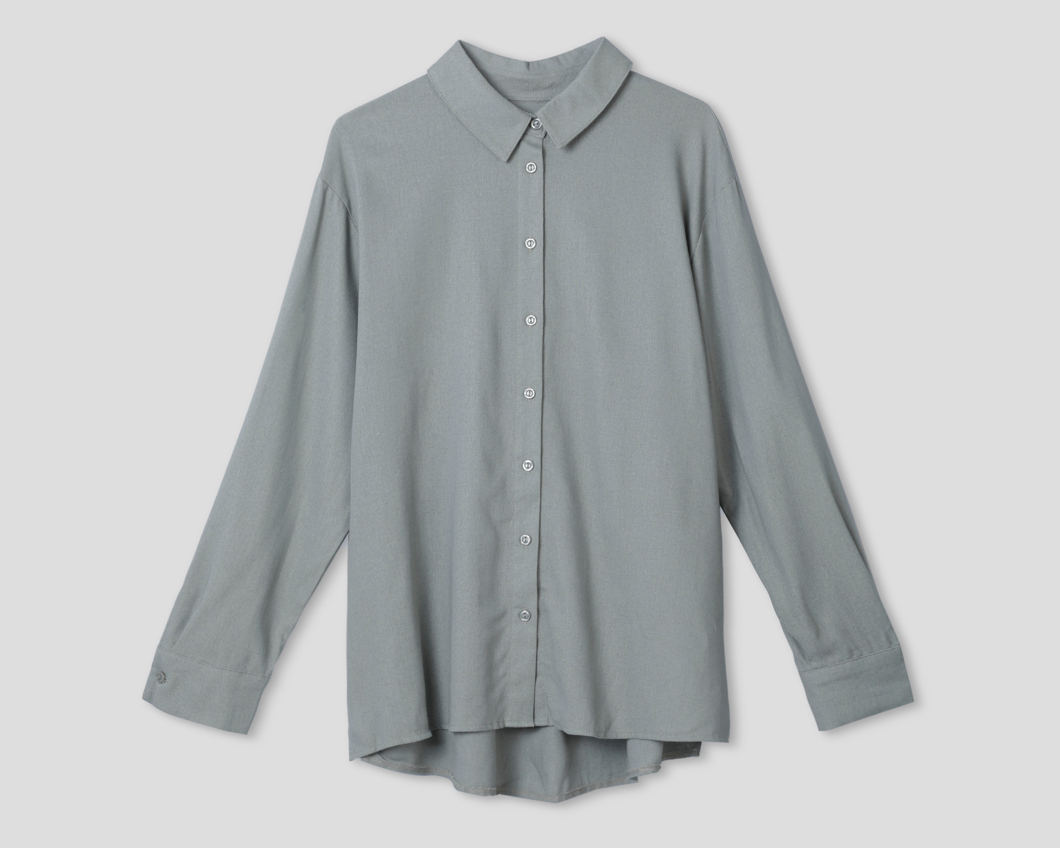 Blusa Sahara Manga Larga con Botones