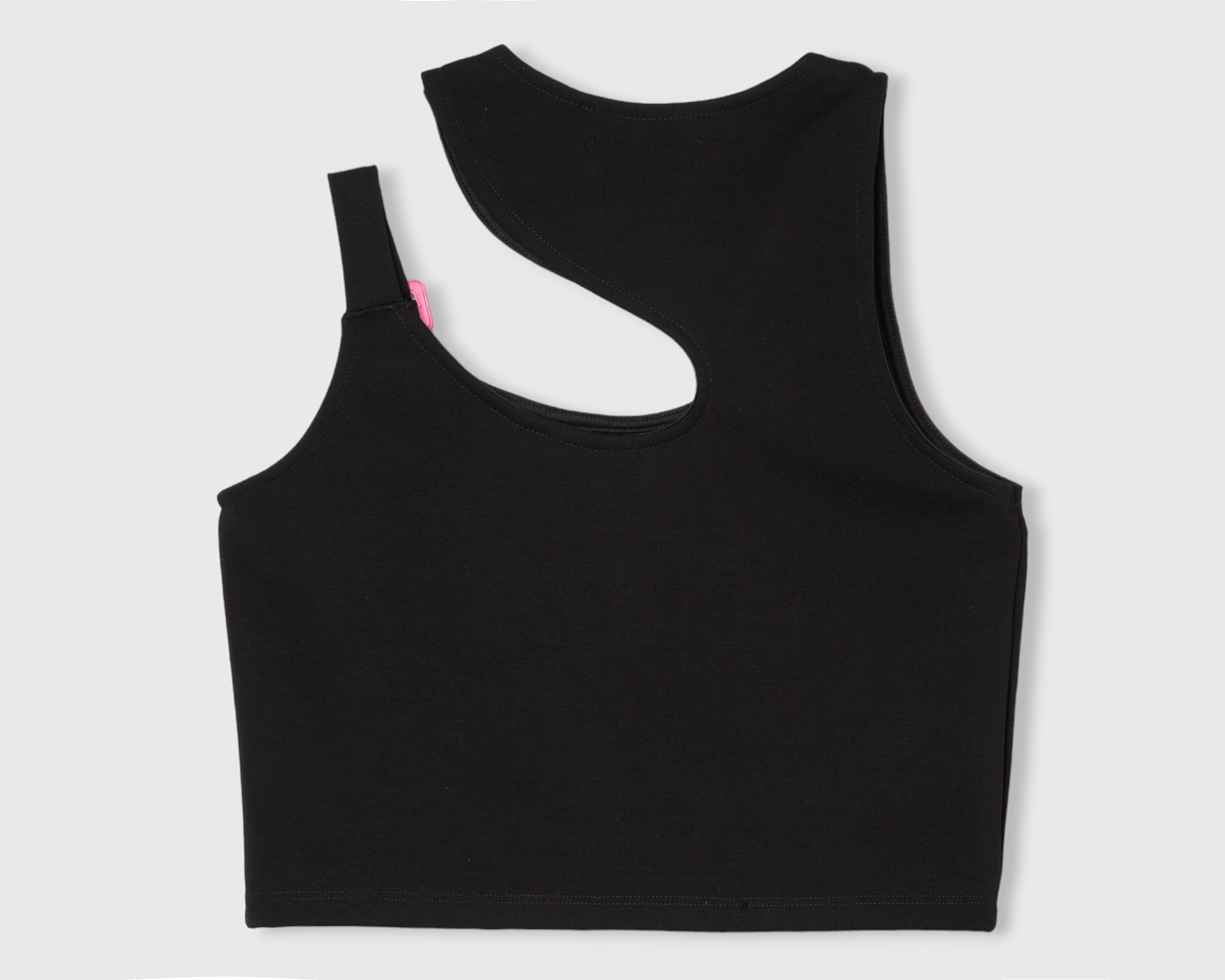 Foto 2 | Foto 2 | Crop Top Boy London Negro con Hebilla