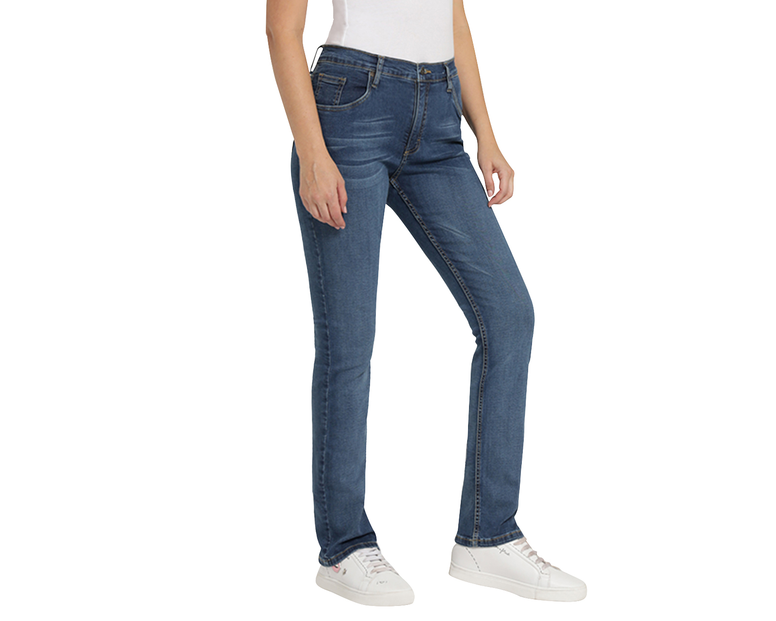 Foto 3 pulgar | Foto 2 | Jeans Lee Slim Fit Deslavados