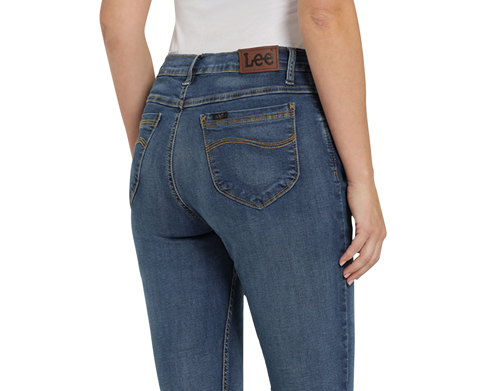 Foto 5 | Foto 5 | Jeans Lee Slim Fit Deslavados