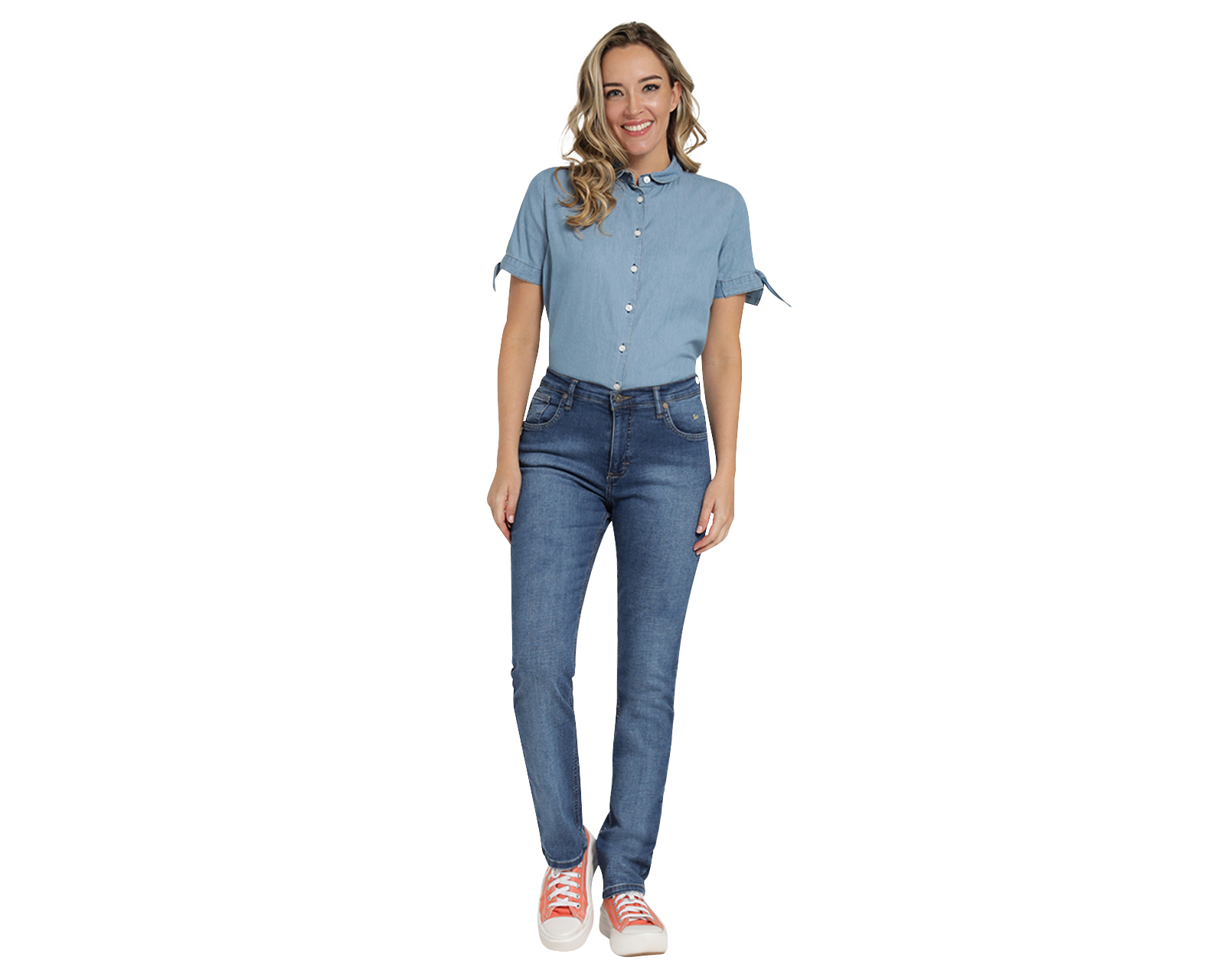 Foto 5 pulgar | Foto 4 | Jeans Lee Slim Fit Deslavados