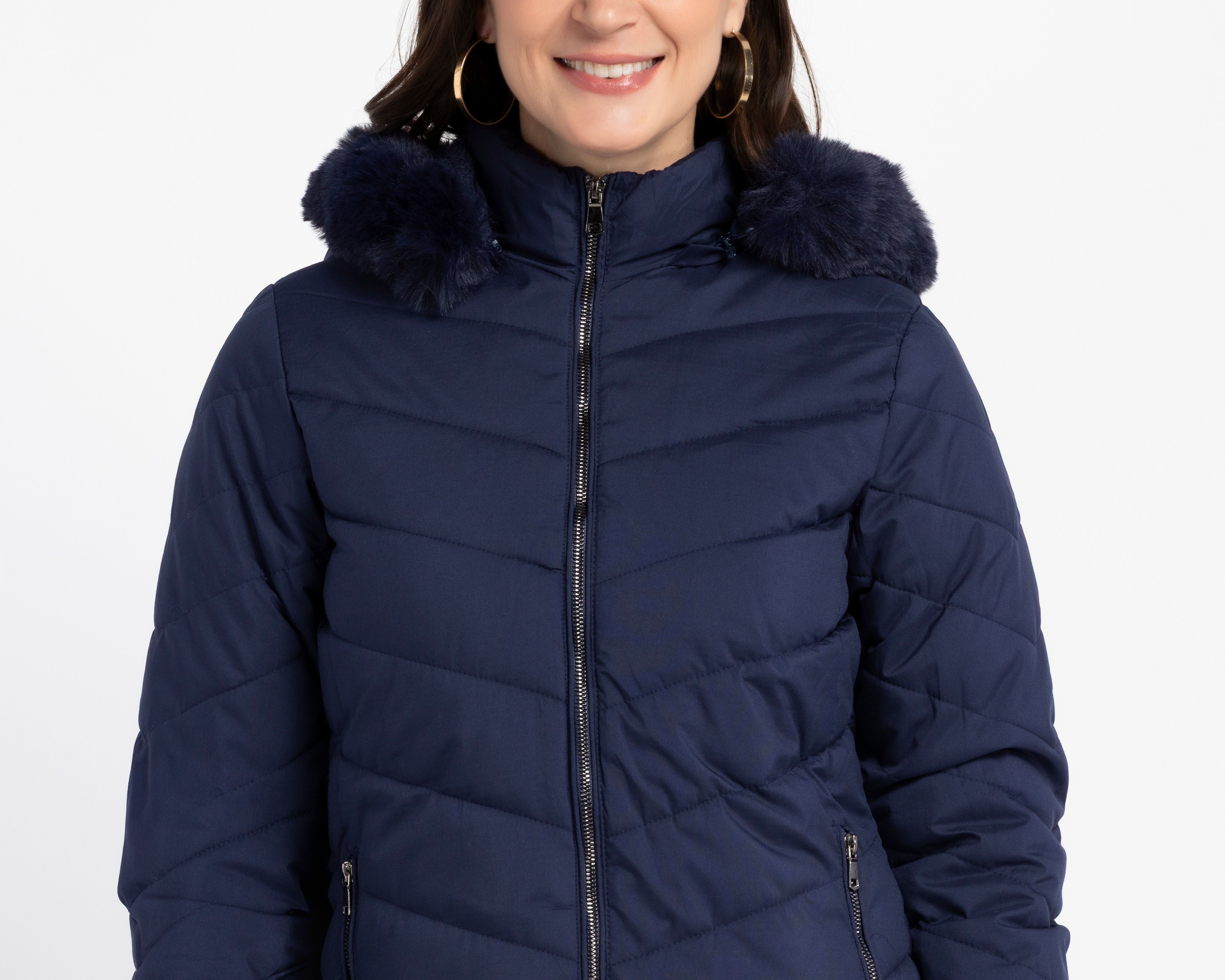 Foto 5 pulgar | Foto 4 | Chamarra Capitonada Ann Miller para Mujer