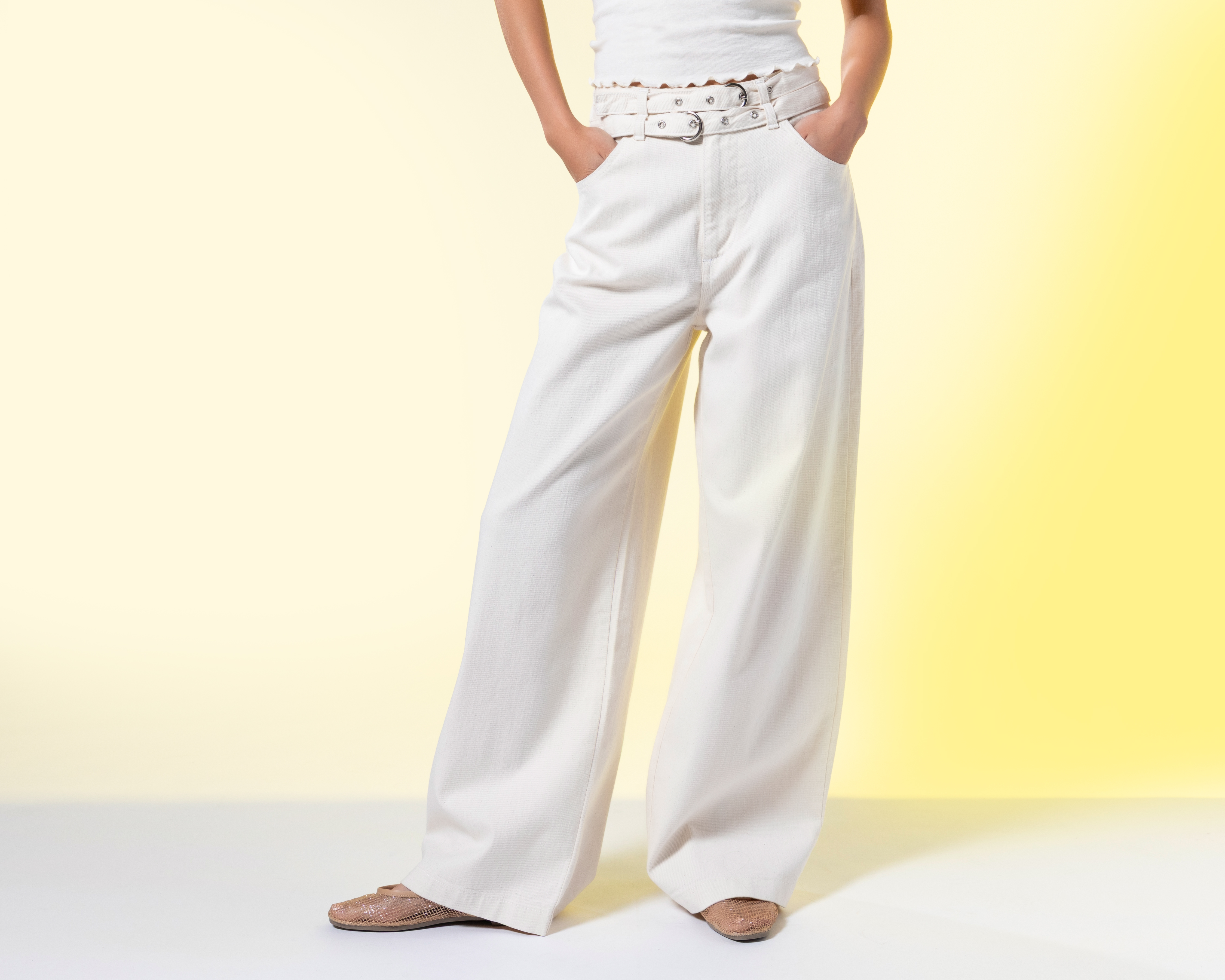 Foto 3 pulgar | Foto 2 | Jeans Wide Leg Strona para Mujer