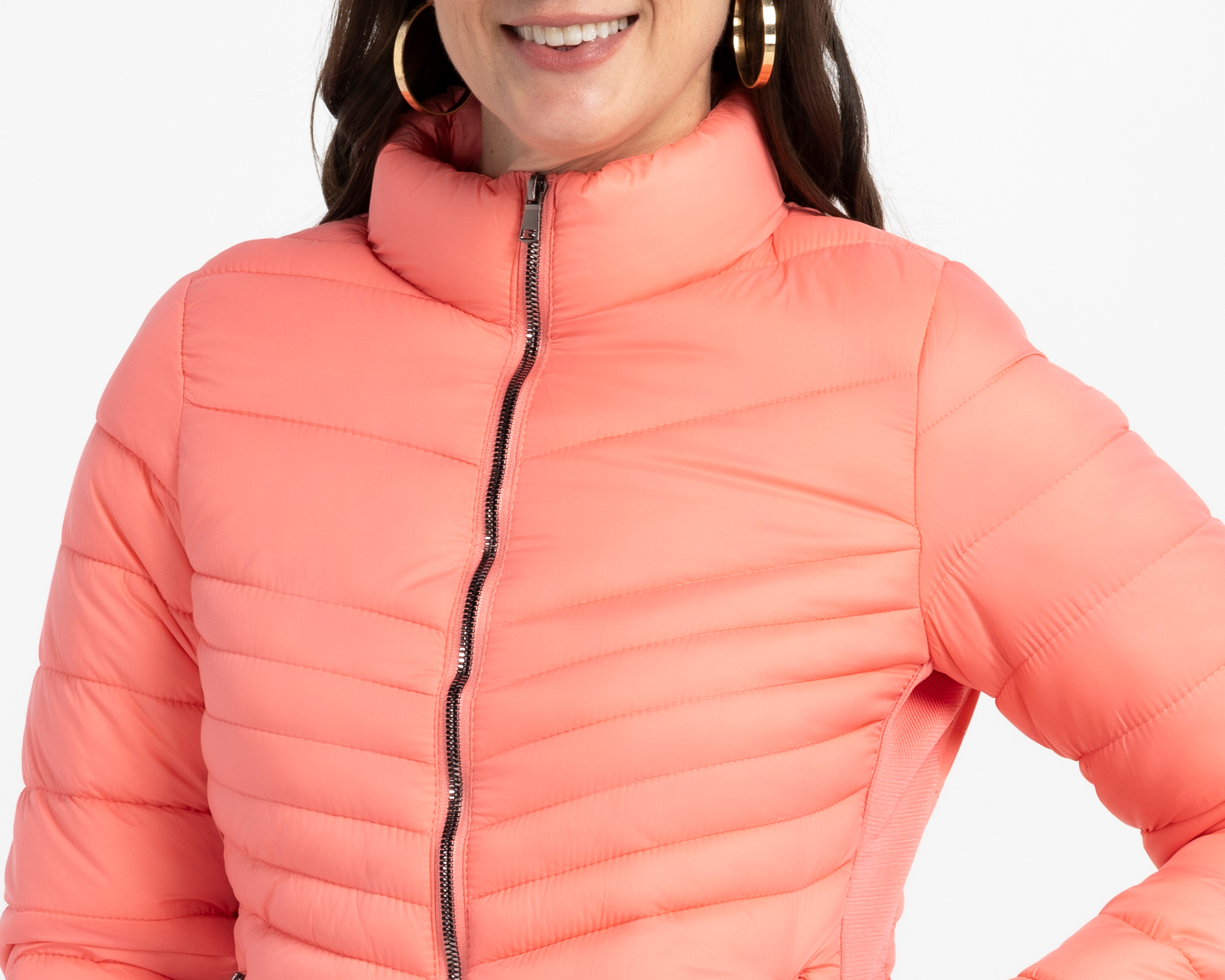 Foto 5 pulgar | Foto 4 | Chamarra Coral Ann Miller para Mujer