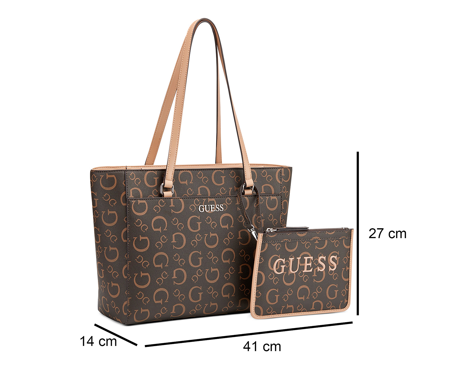 Foto 5 | Foto 5 | Bolsa de Mano Guess Delphine con Monedero