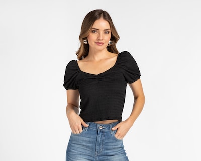 Foto 1 | Foto 1 | Blusa Bebe Manga Corta con Elástico en Cuello