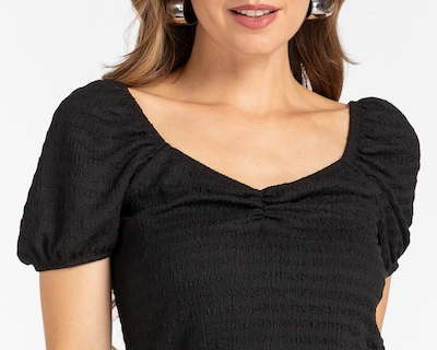 Foto 4 | Foto 4 | Blusa Bebe Manga Corta con Elástico en Cuello