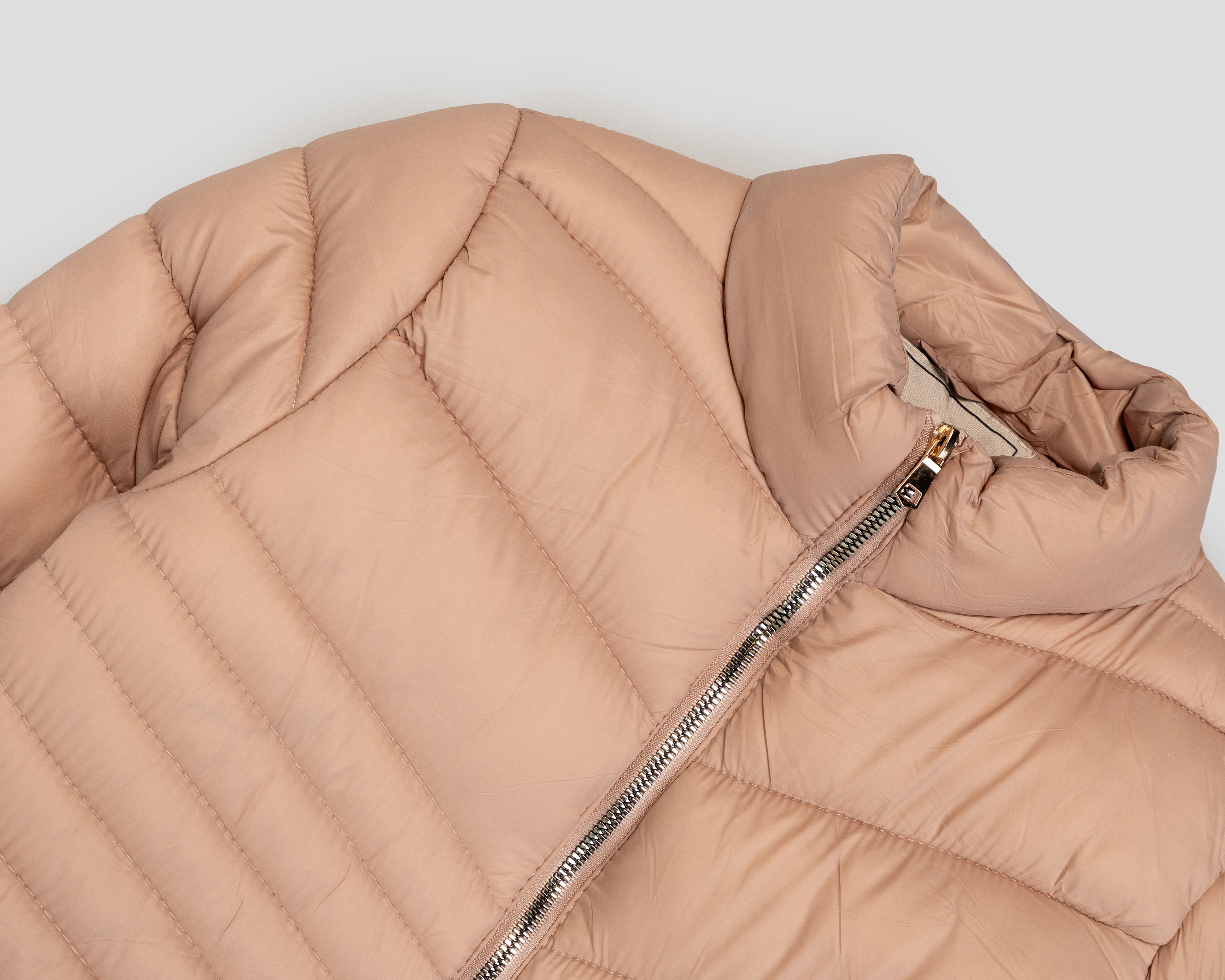 Foto 4 pulgar | Foto 3 | Chamarra Beige Ann Miller para Mujer