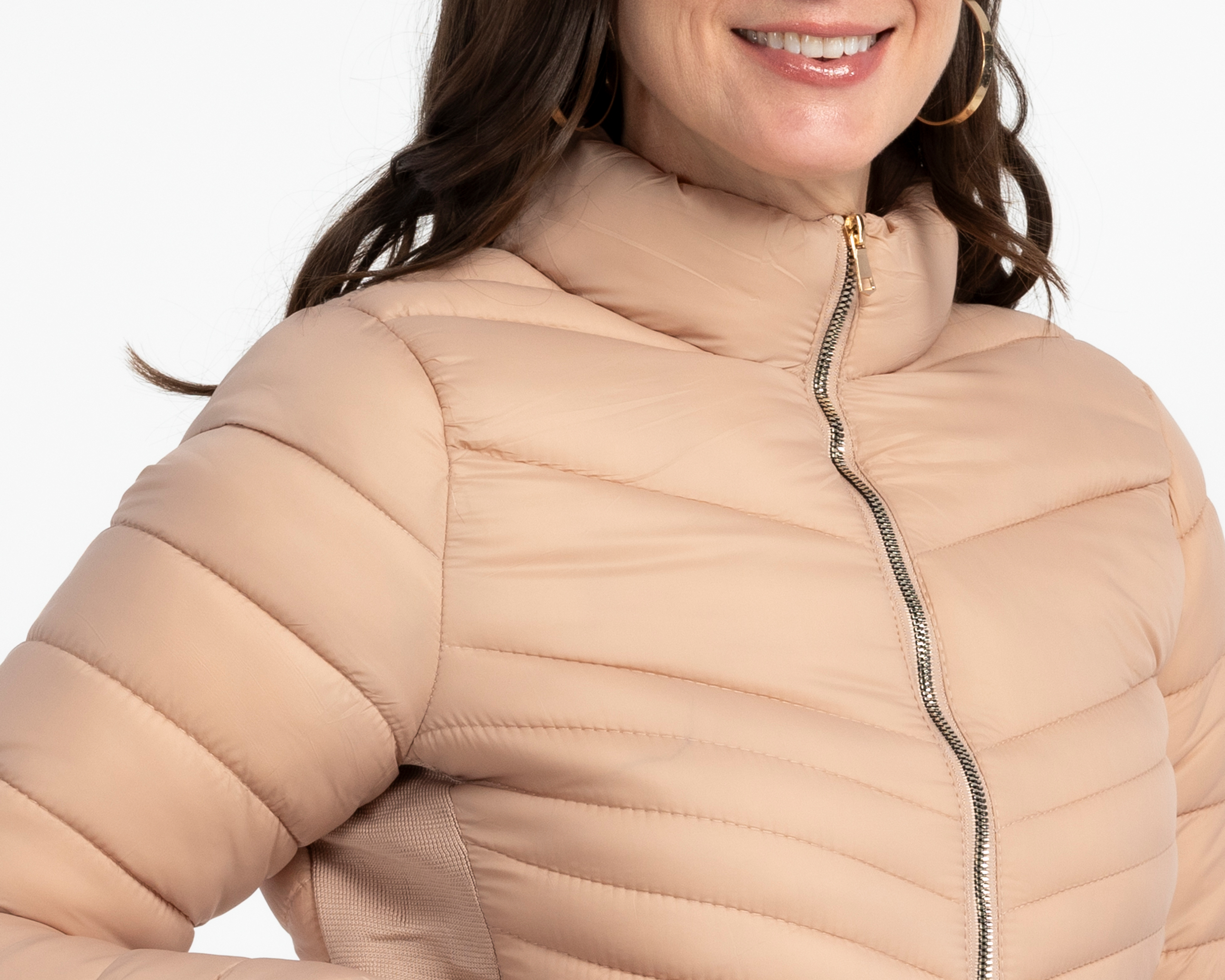 Foto 4 | Foto 4 | Chamarra Beige Ann Miller para Mujer