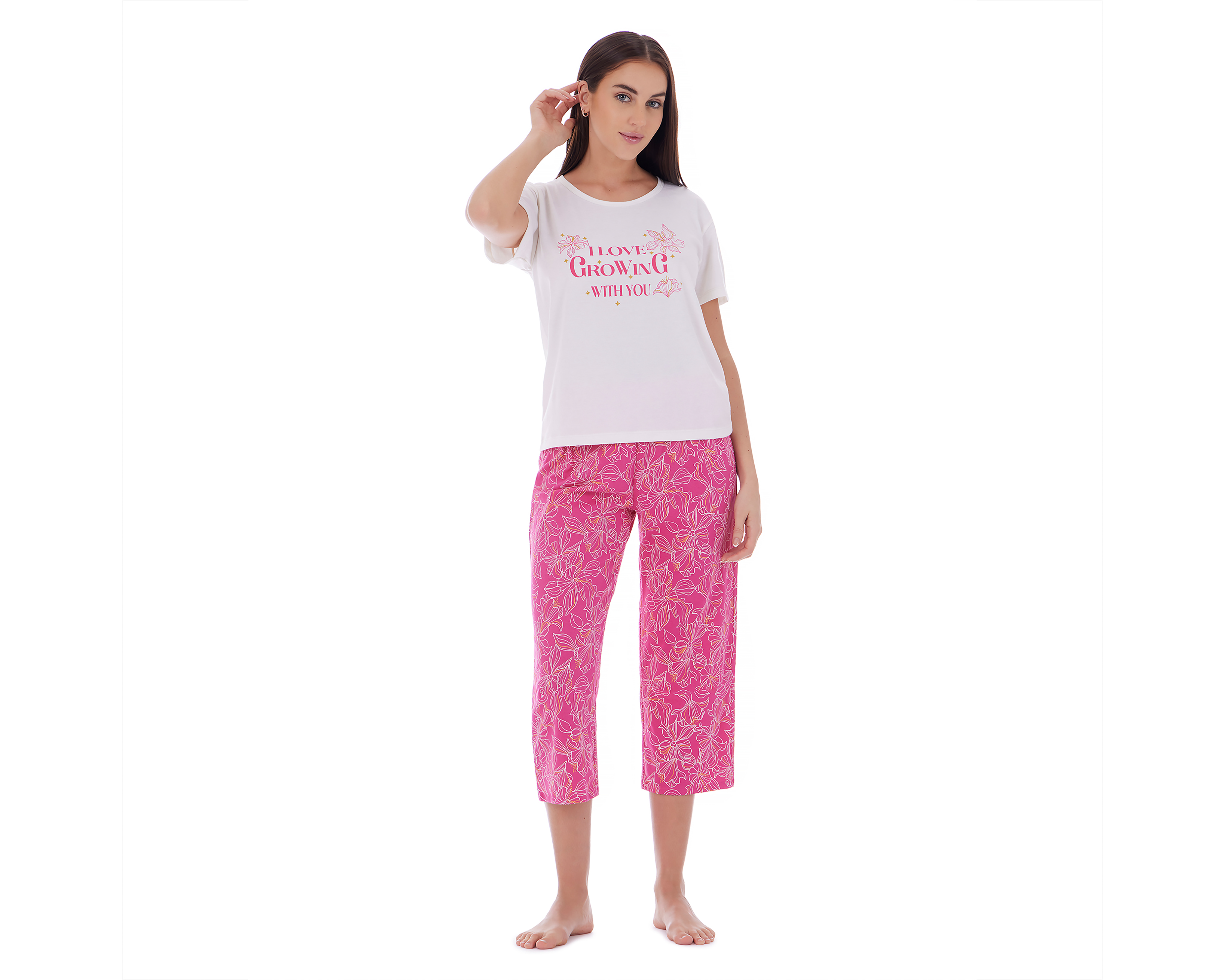 Pijama Tops & Bottoms para Mujer 2 Piezas