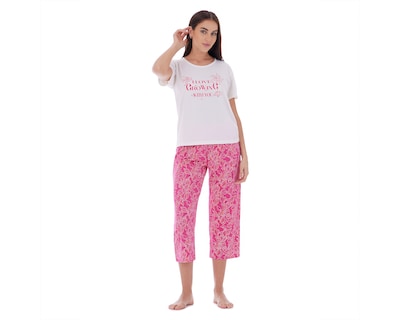 Foto 1 | Foto 1 | Pijama Tops & Bottoms para Mujer 2 Piezas
