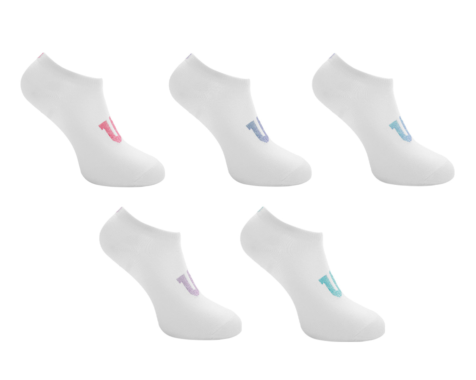 Calcetas Deportivas Cortos Wilson para Mujer 5 Pares