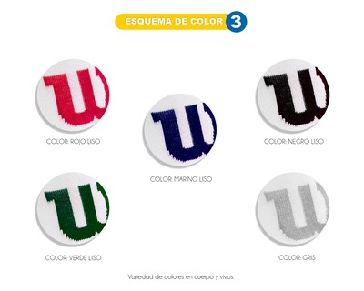 Foto 9 | Foto 9 | Calcetas Deportivas Cortos Wilson para Mujer 5 Pares