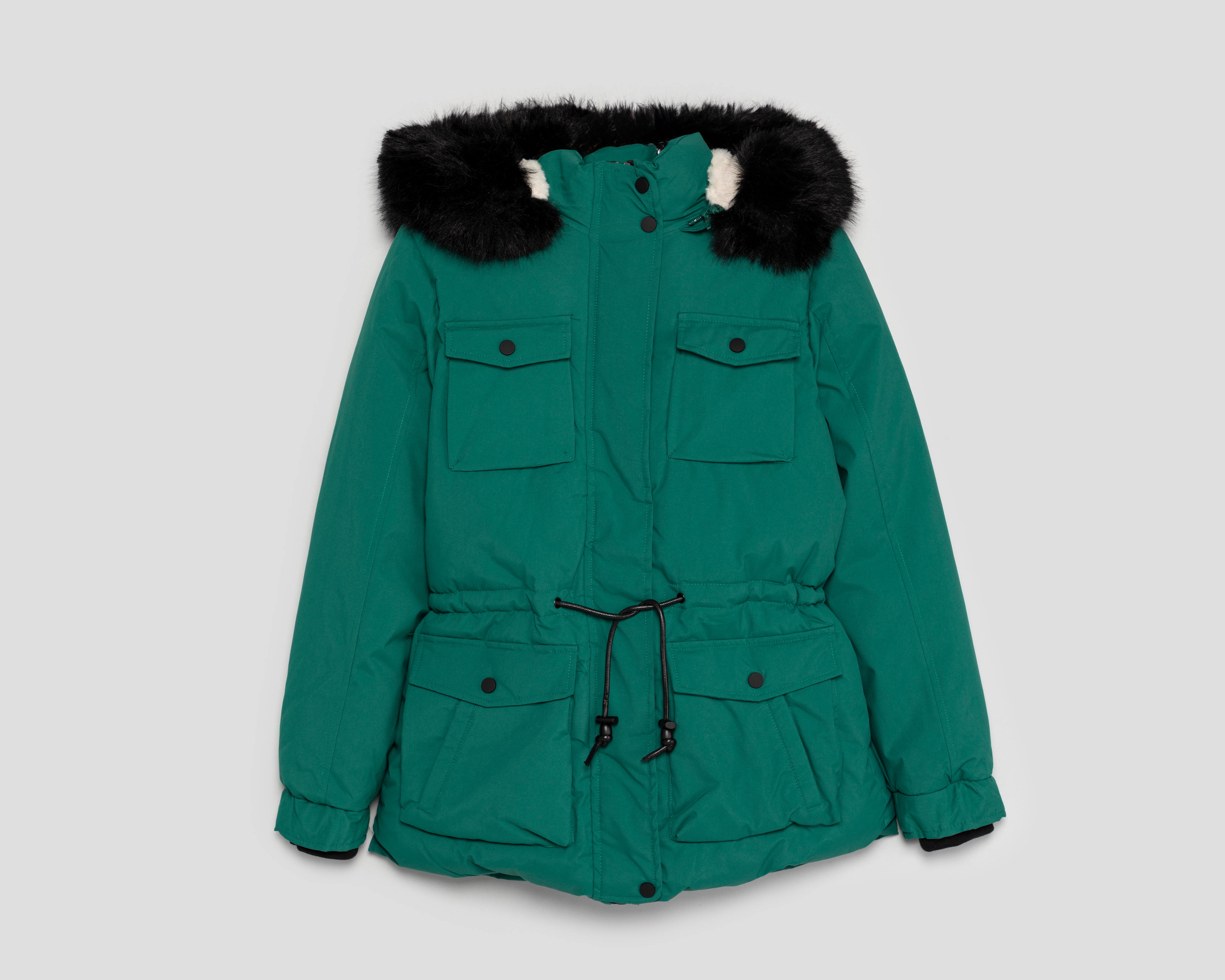 Chamarra Verde Ann Miller para Mujer