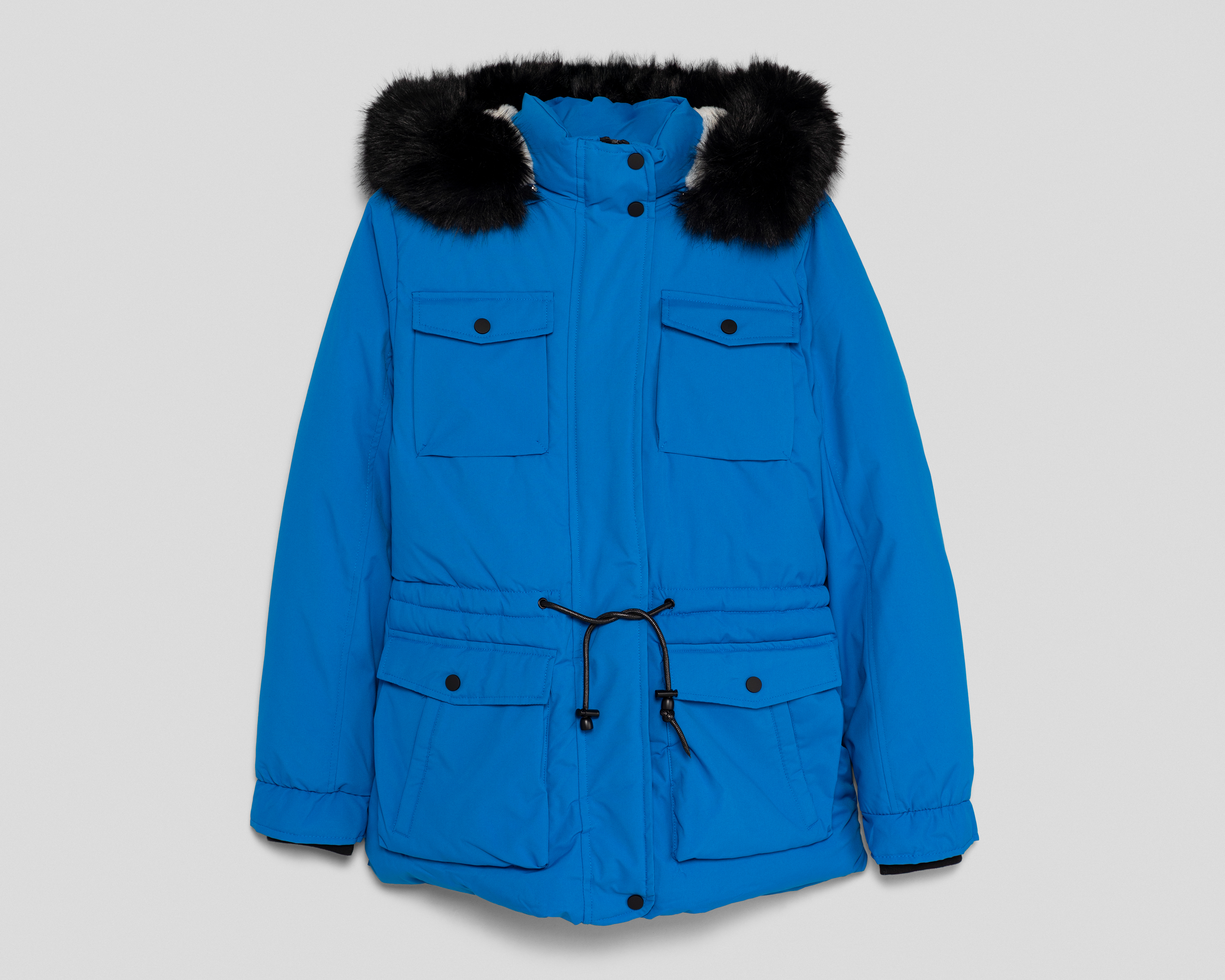 Foto 1 | Foto 1 | Chamarra Azul Ann Miller para Mujer