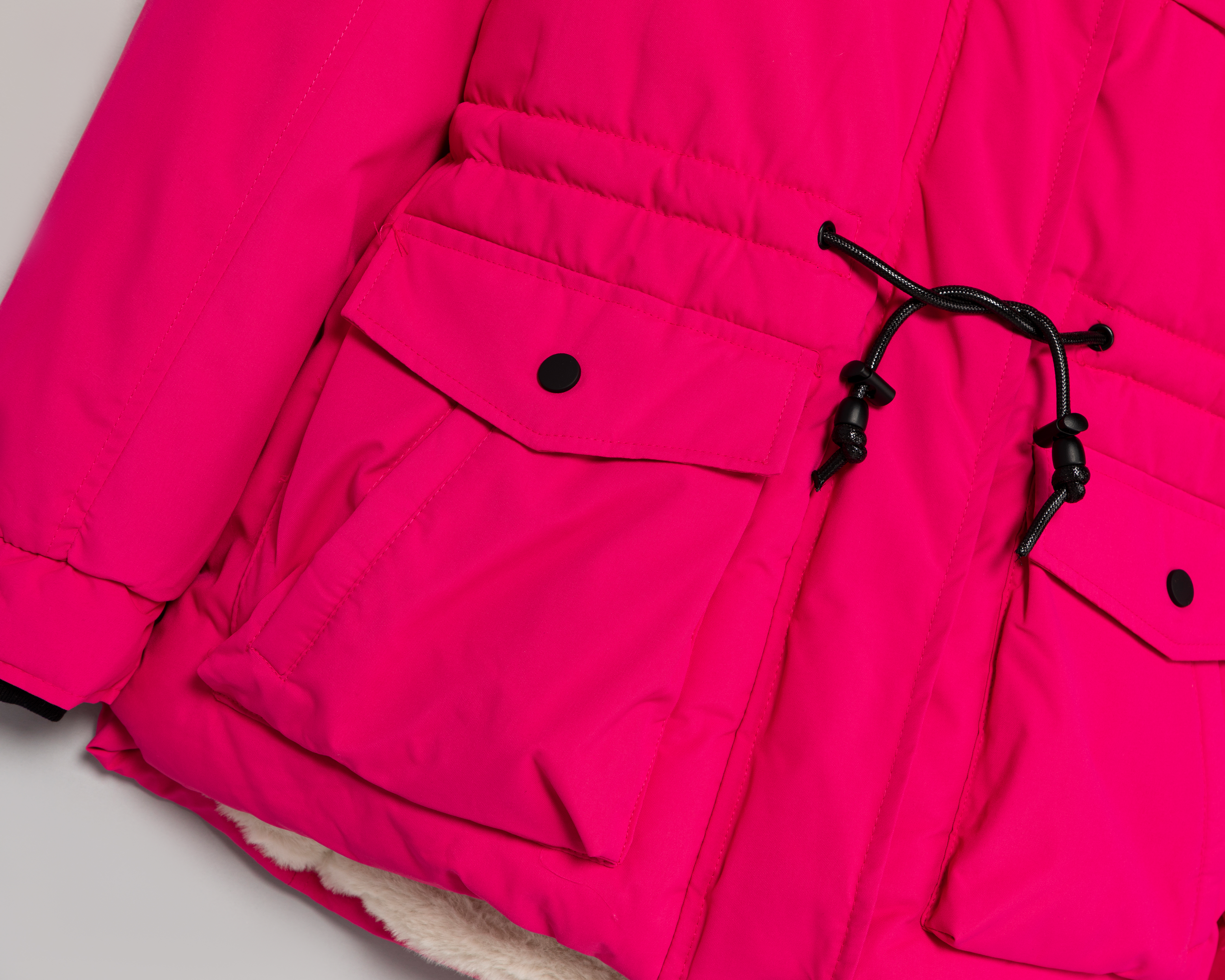 Foto 4 pulgar | Foto 3 | Chamarra Fucsia Ann Miller para Mujer