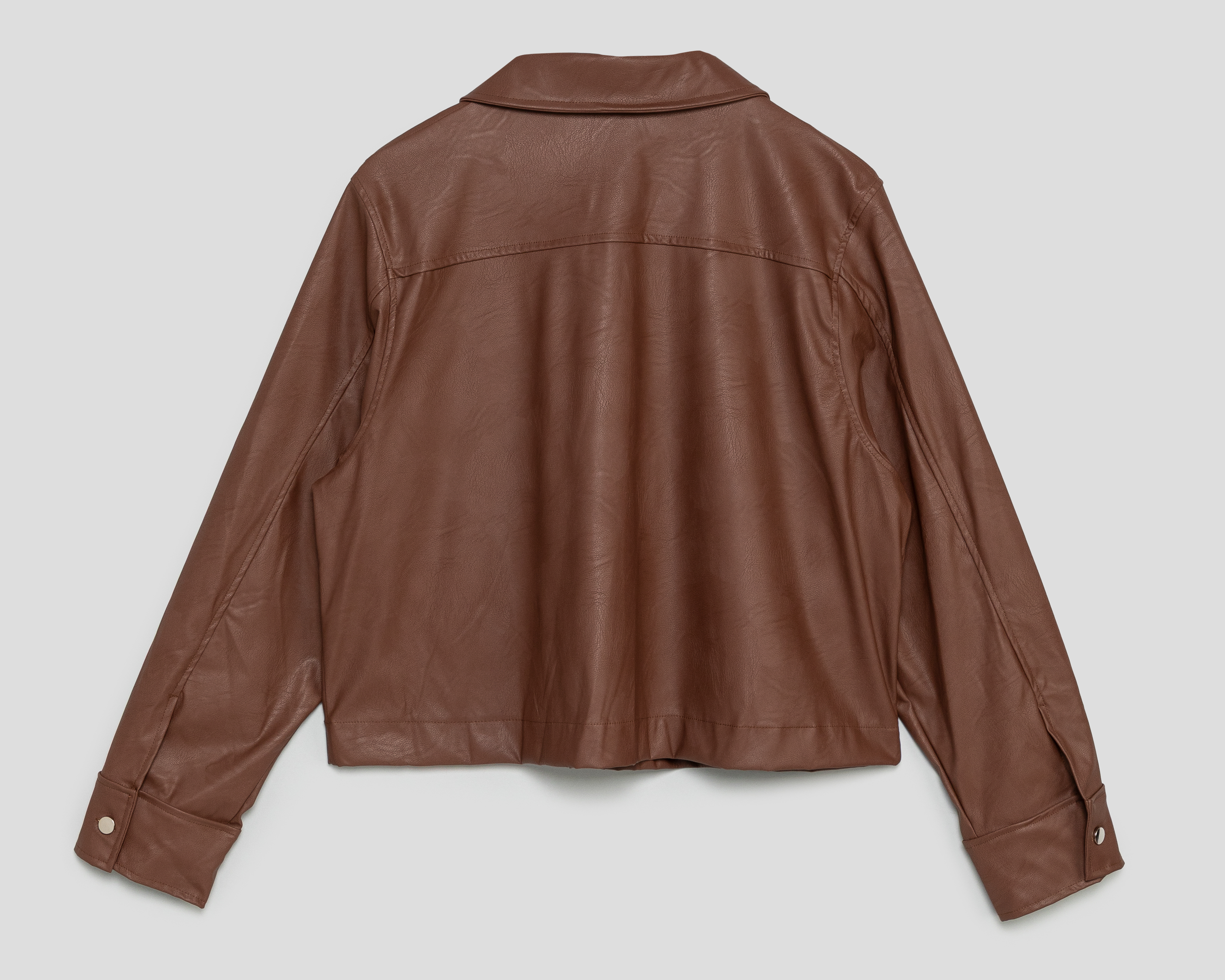 Foto 3 pulgar | Foto 2 | Chamarra tipo Cuero María Ferré para Mujer