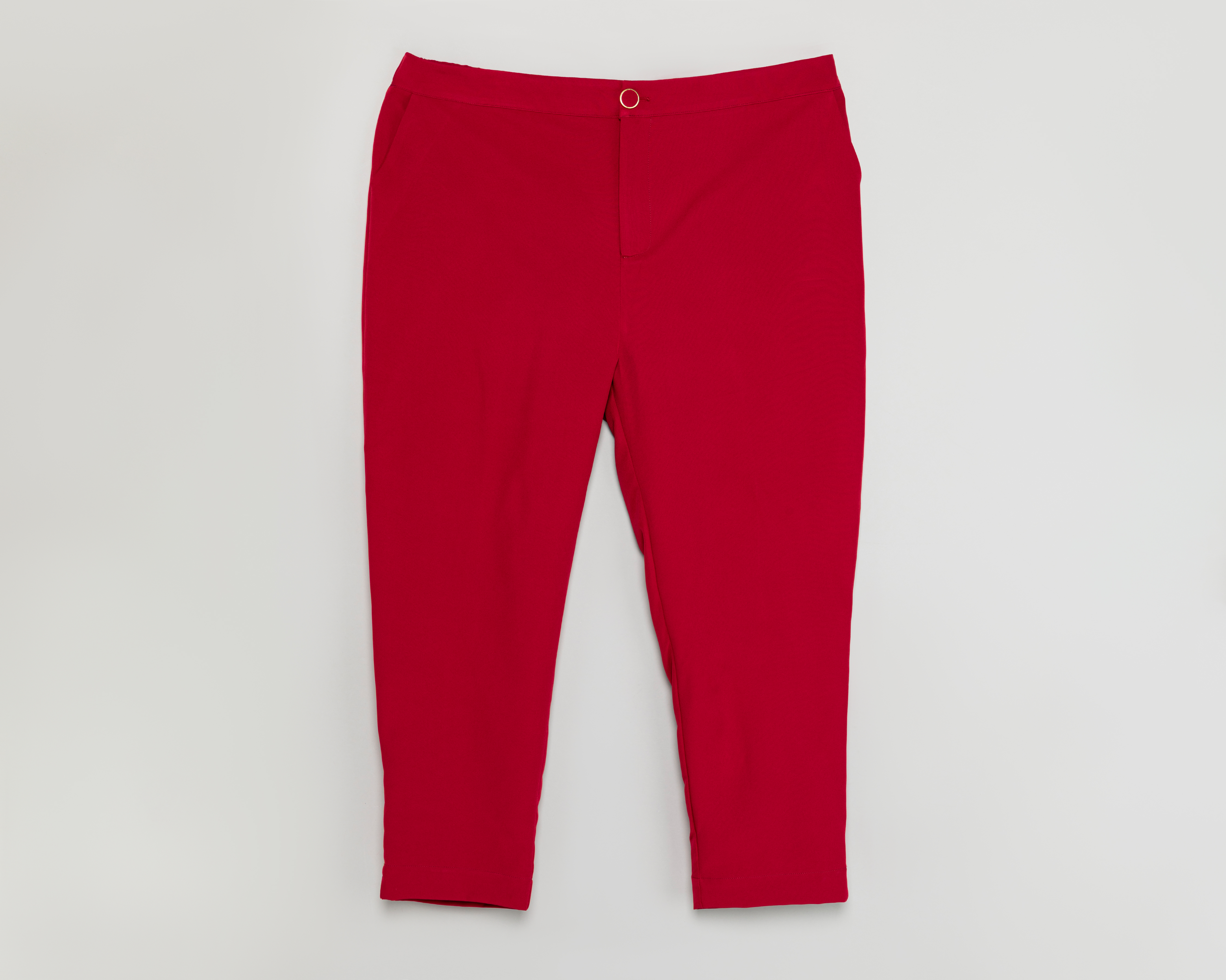 Pantalón de Vestir María Ferré Rojo para Mujer