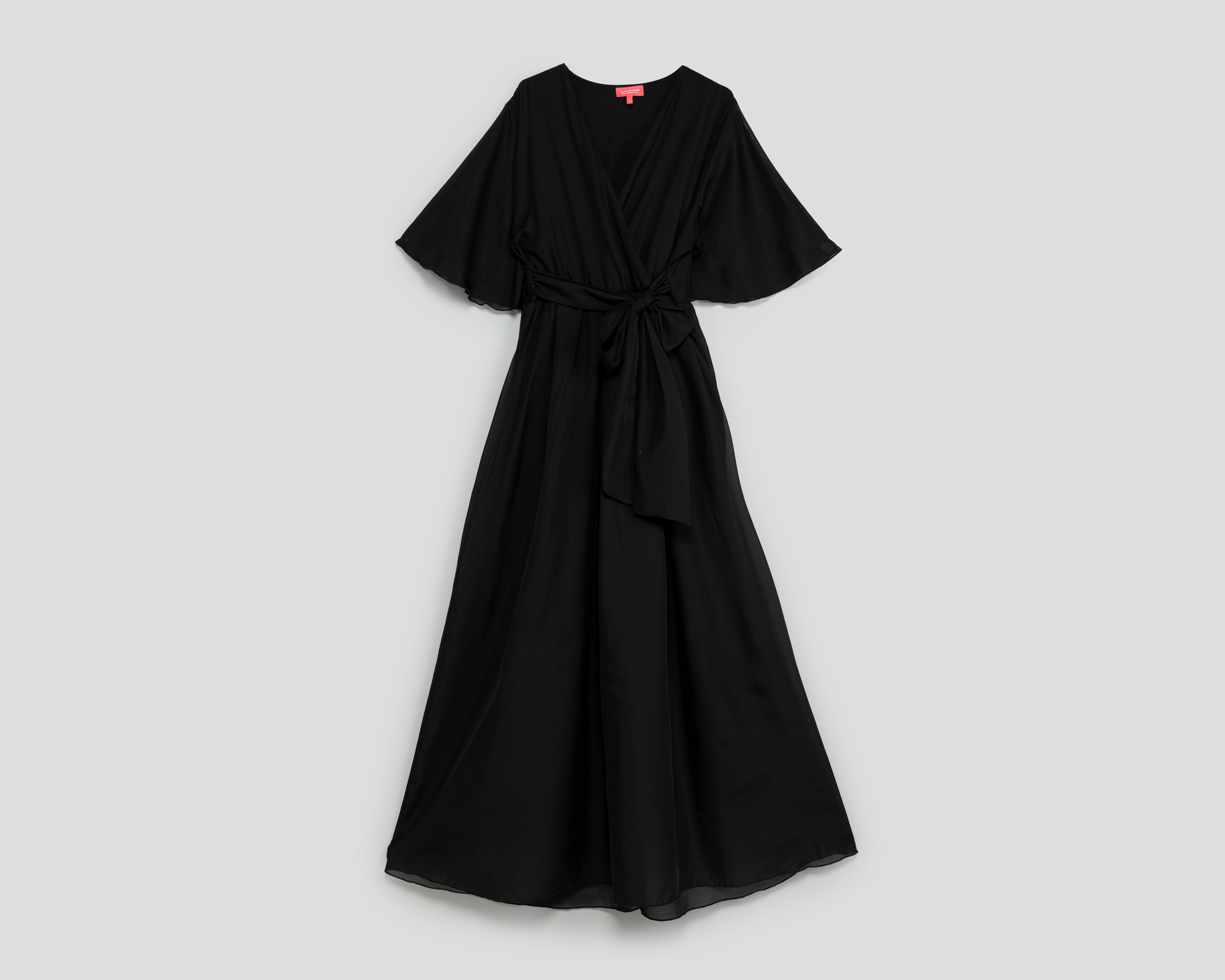 Foto 1 | Foto 1 | Vestido de Fiesta María Ferré Largo Negro con Escote Cruzado