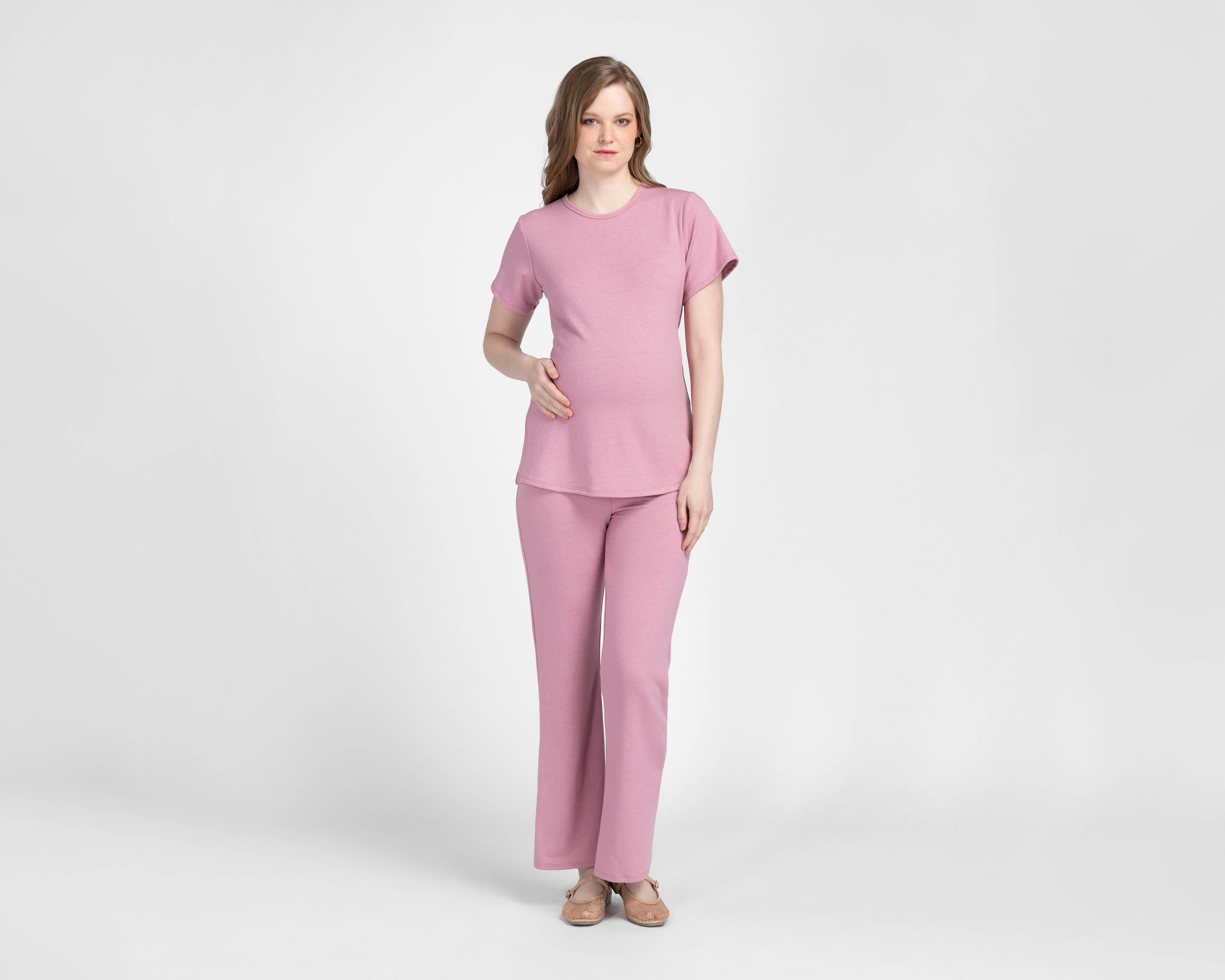 Foto 2 pulgar | Foto 1 | Blusa y Pantalón de Maternidad Manga Corta Mam Maternity