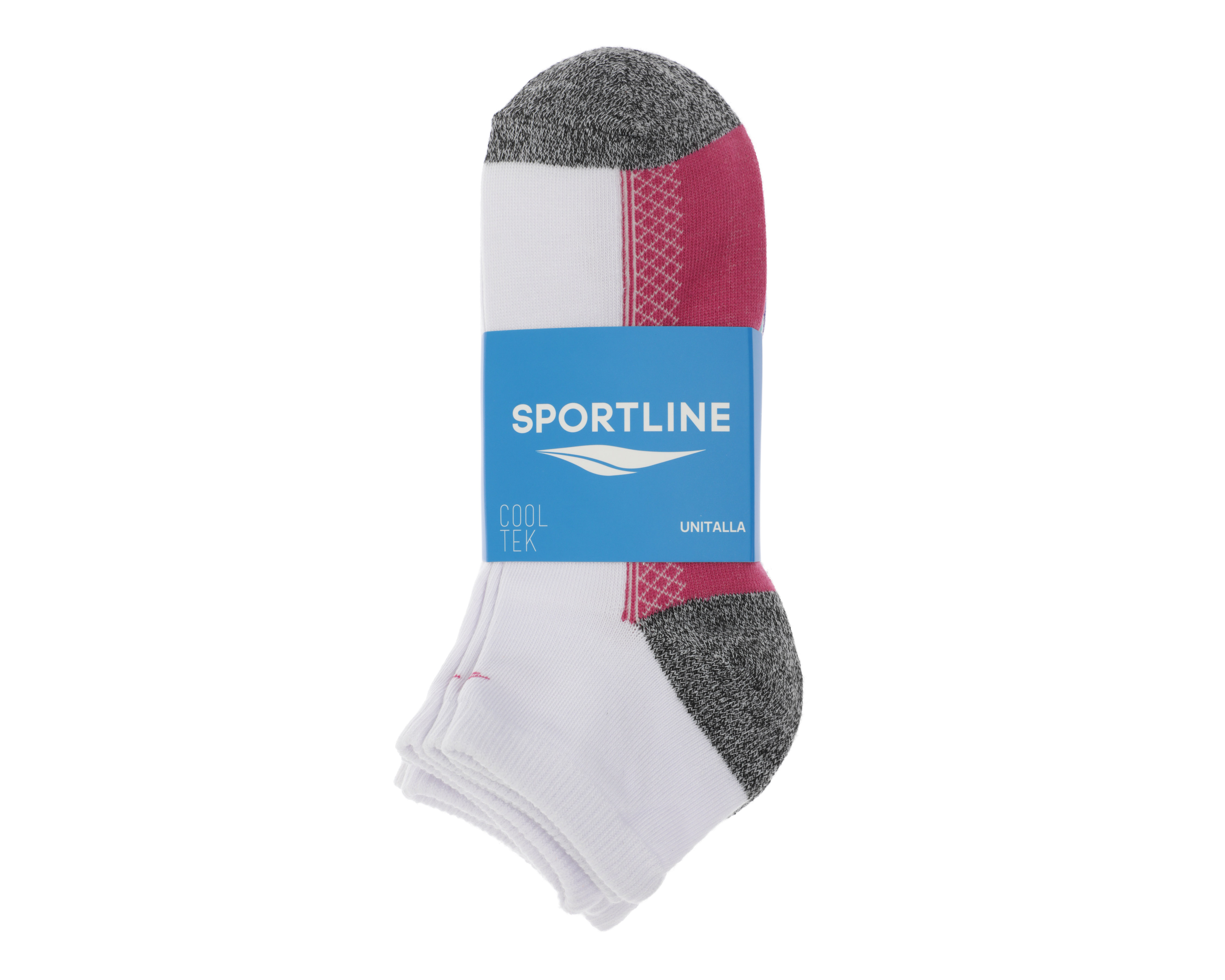 Foto 4 pulgar | Foto 3 | Calcetas Deportivas Cortas Sportline Cool-Tek para Mujer 6 Pares