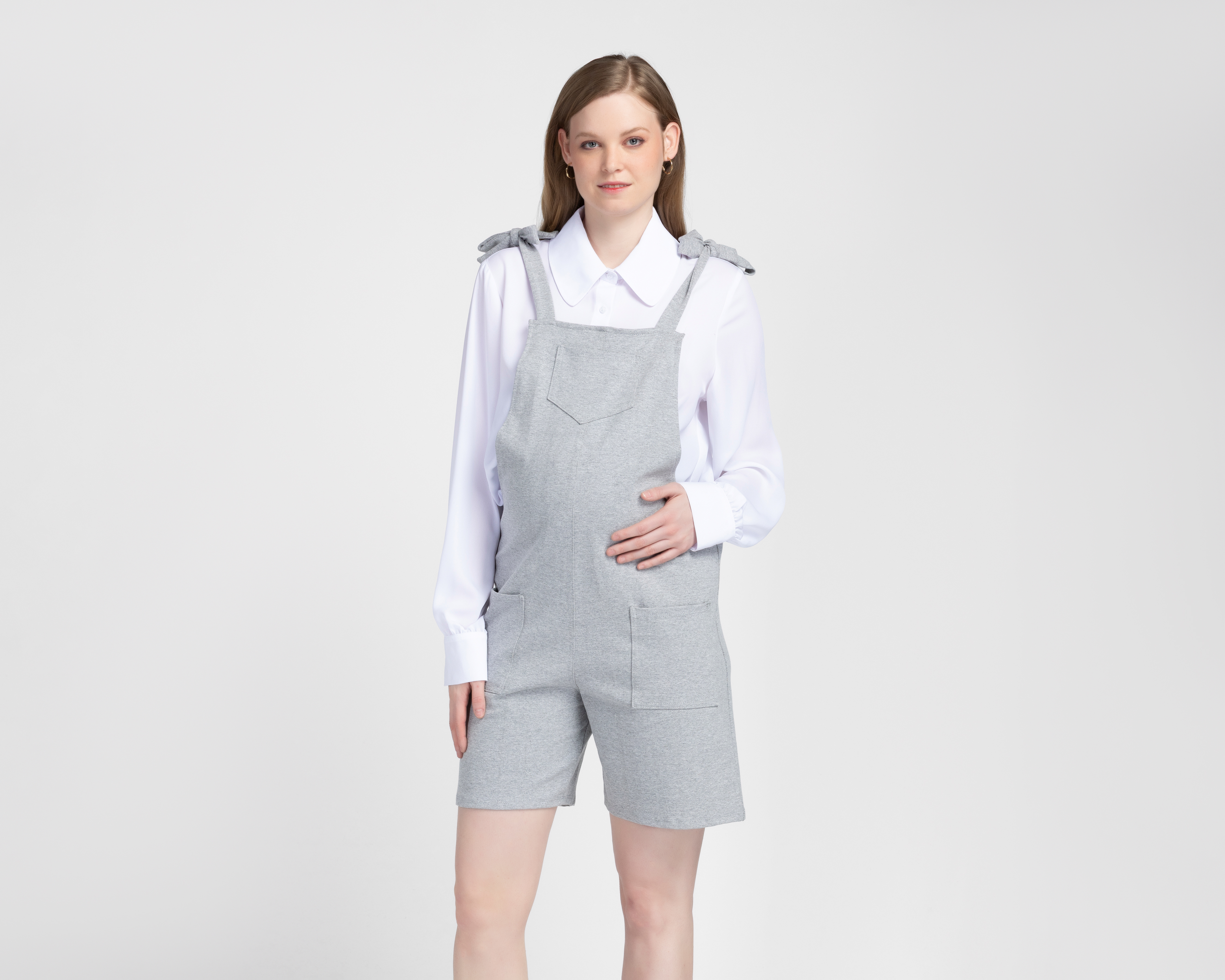 Foto 2 pulgar | Foto 1 | Jumper de Maternidad Gris Mam Maternity