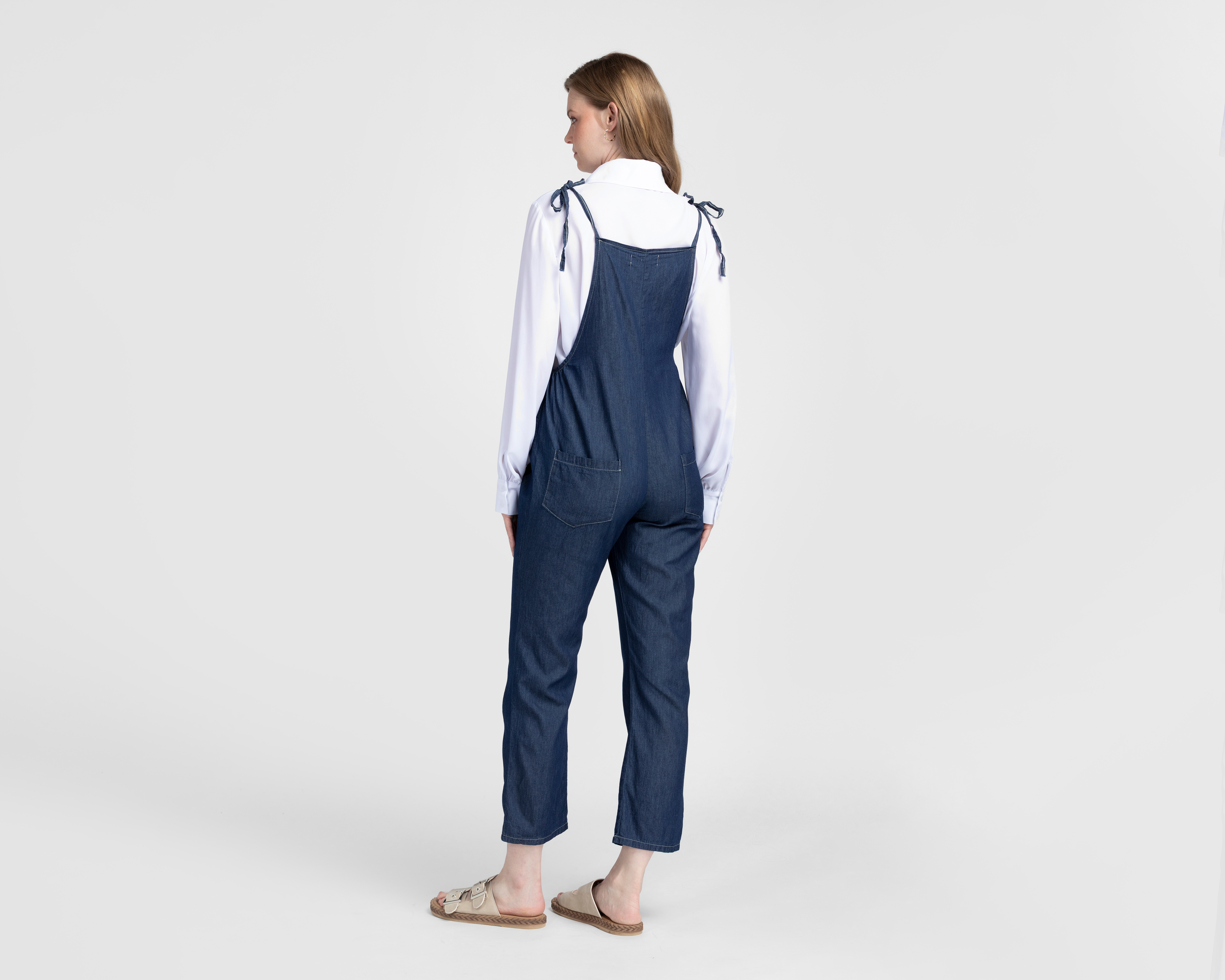 Foto 4 pulgar | Foto 3 | Jumper de Maternidad con Tirantes Mam Maternity