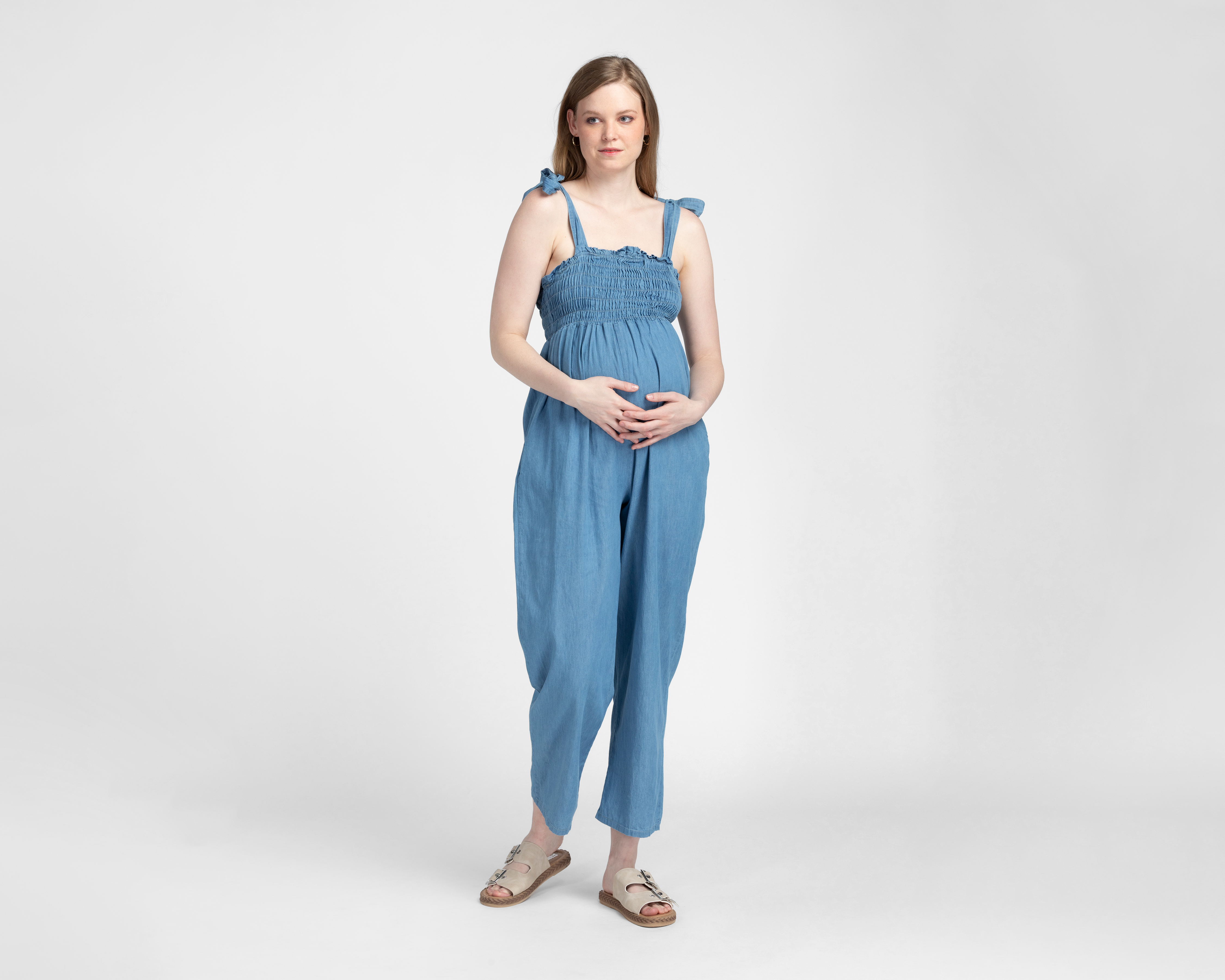 Foto 2 pulgar | Foto 1 | Jumper de Maternidad con Tirantes Mam Maternity