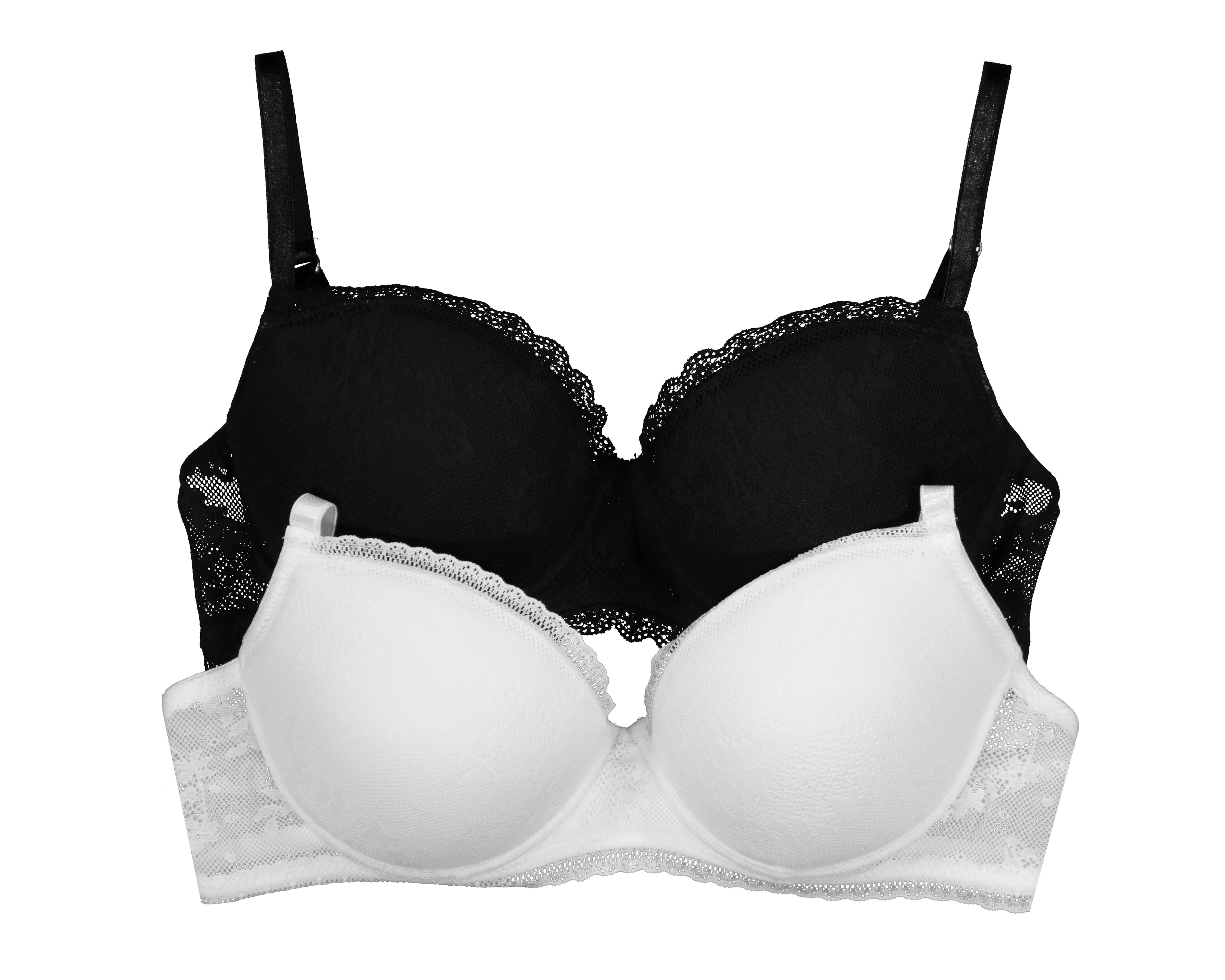 Foto 2 pulgar | Foto 1 | Brasier con Encaje Princesse de Luxe Copa Completa para Mujer 2 Pack