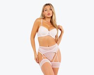 Baby Doll Eva Novias con Encaje para Mujer