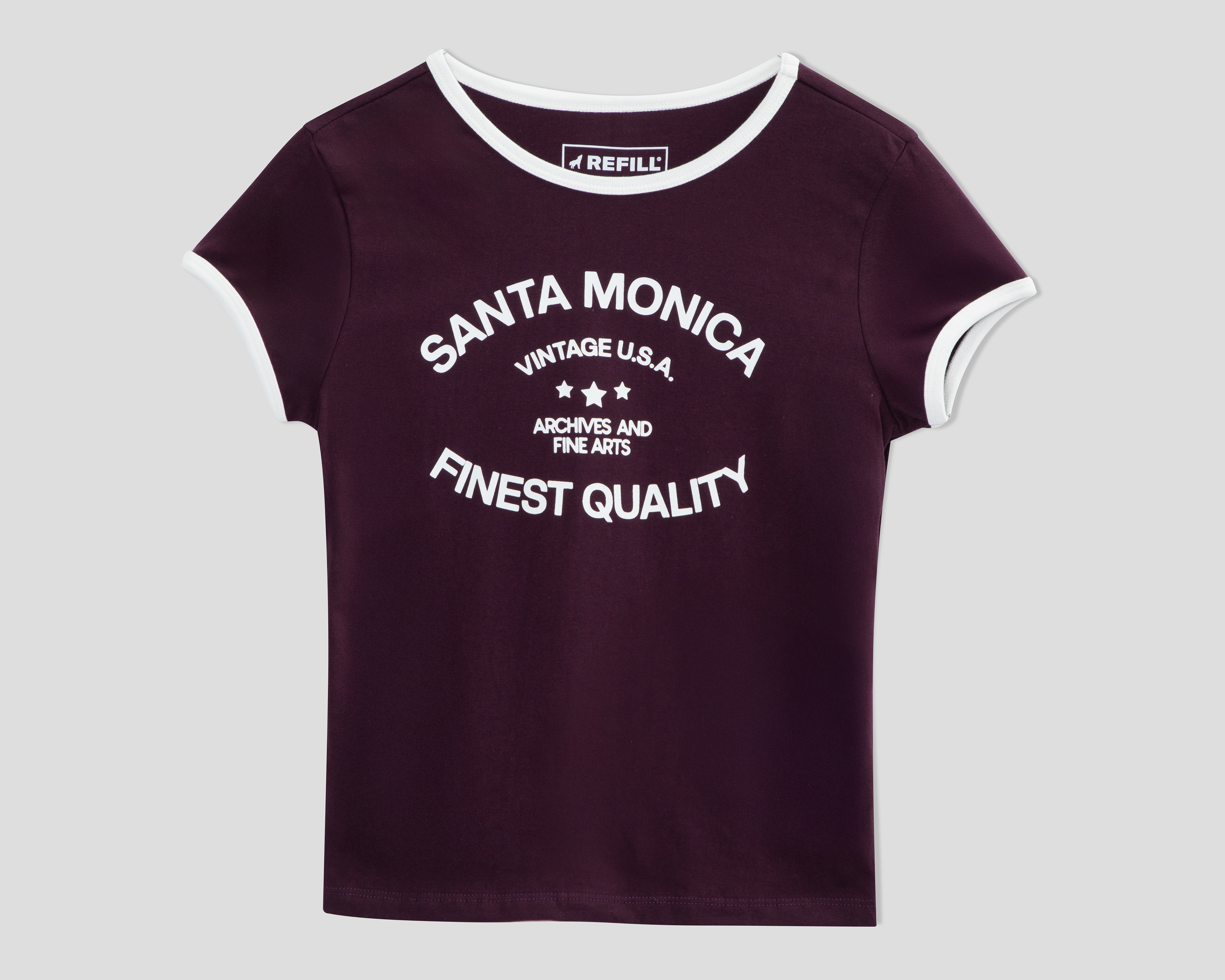 Playera Manga Corta Refill para Mujer