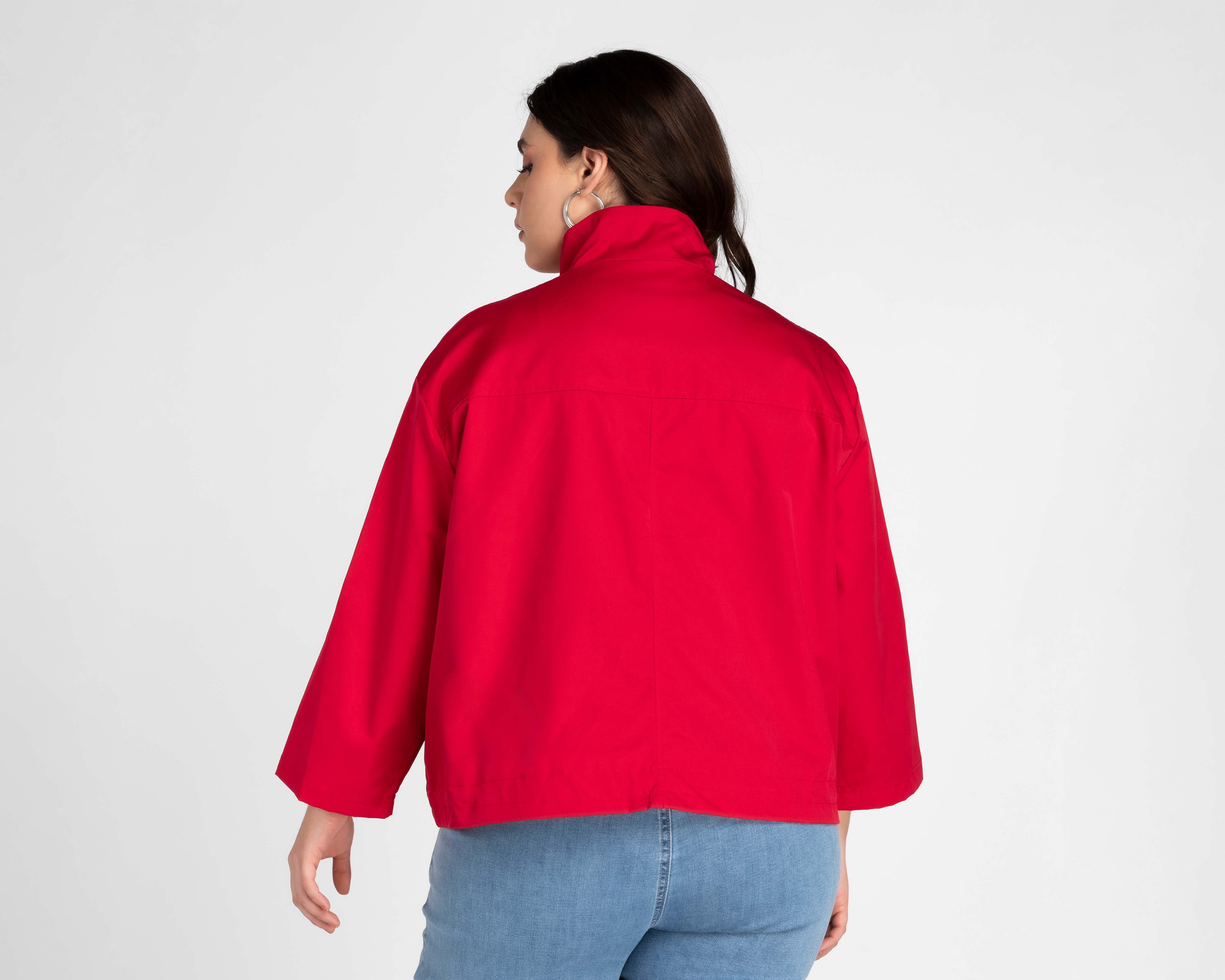 Foto 6 | Foto 6 | Chamarra Refill Roja con Bolsas