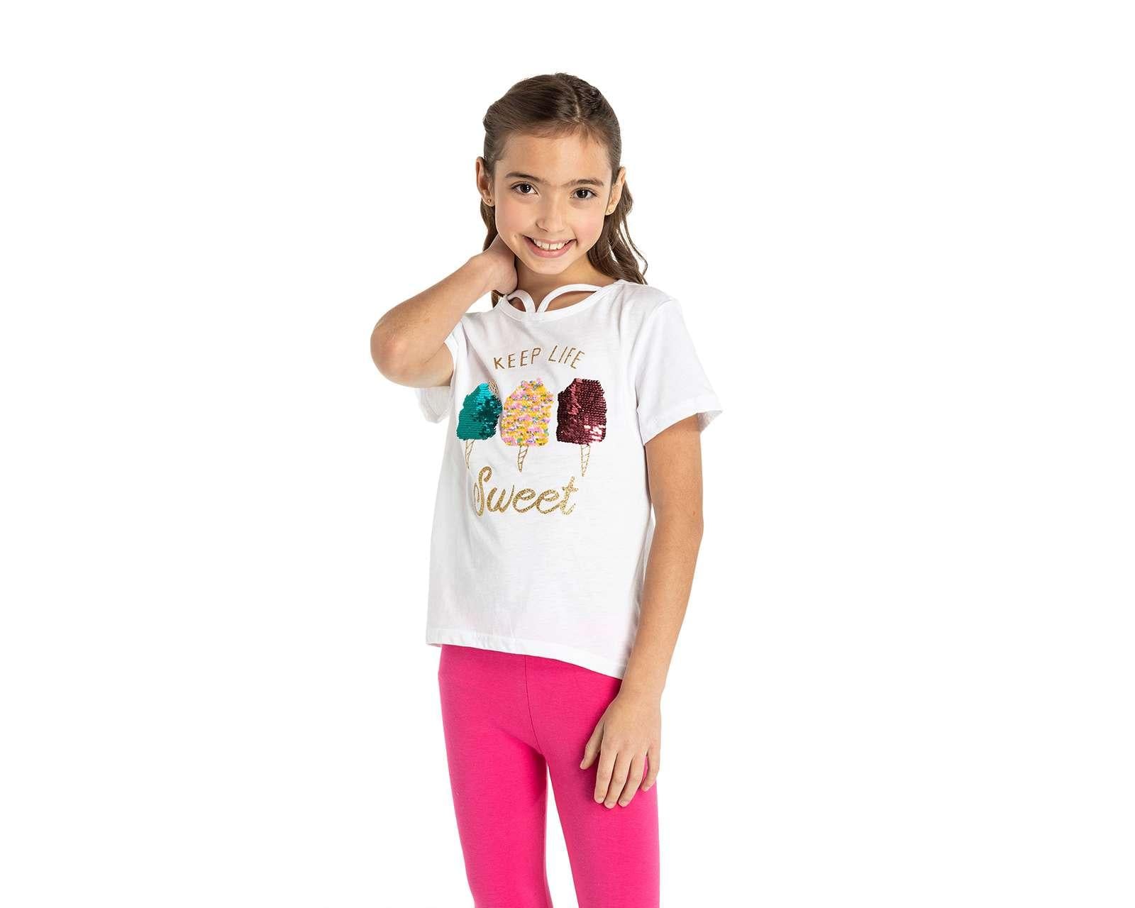 Playera Up & Down para Niña