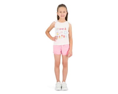 Foto 1 | Foto 1 | Conjunto con Short Girls Attitude para Niña 2 Piezas