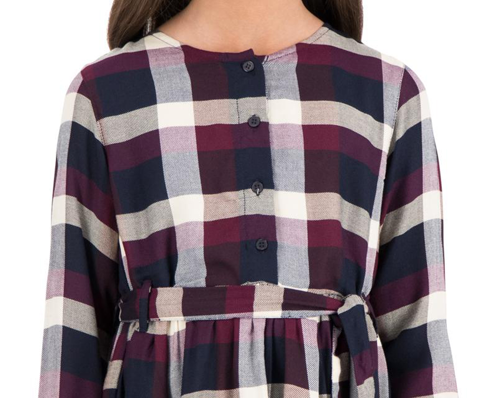 Foto 4 pulgar | Foto 3 | Vestido Tinto marca Refill Kids para Niña