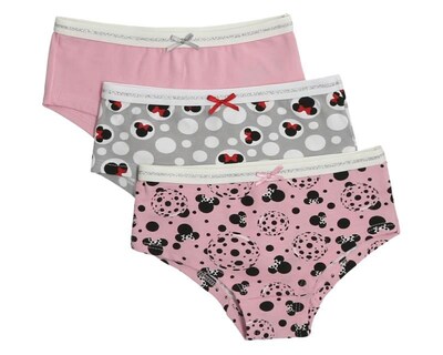 Foto 1 | Foto 1 | Set 3 de Bóxers marca Disney Minnie Mouse para Niña