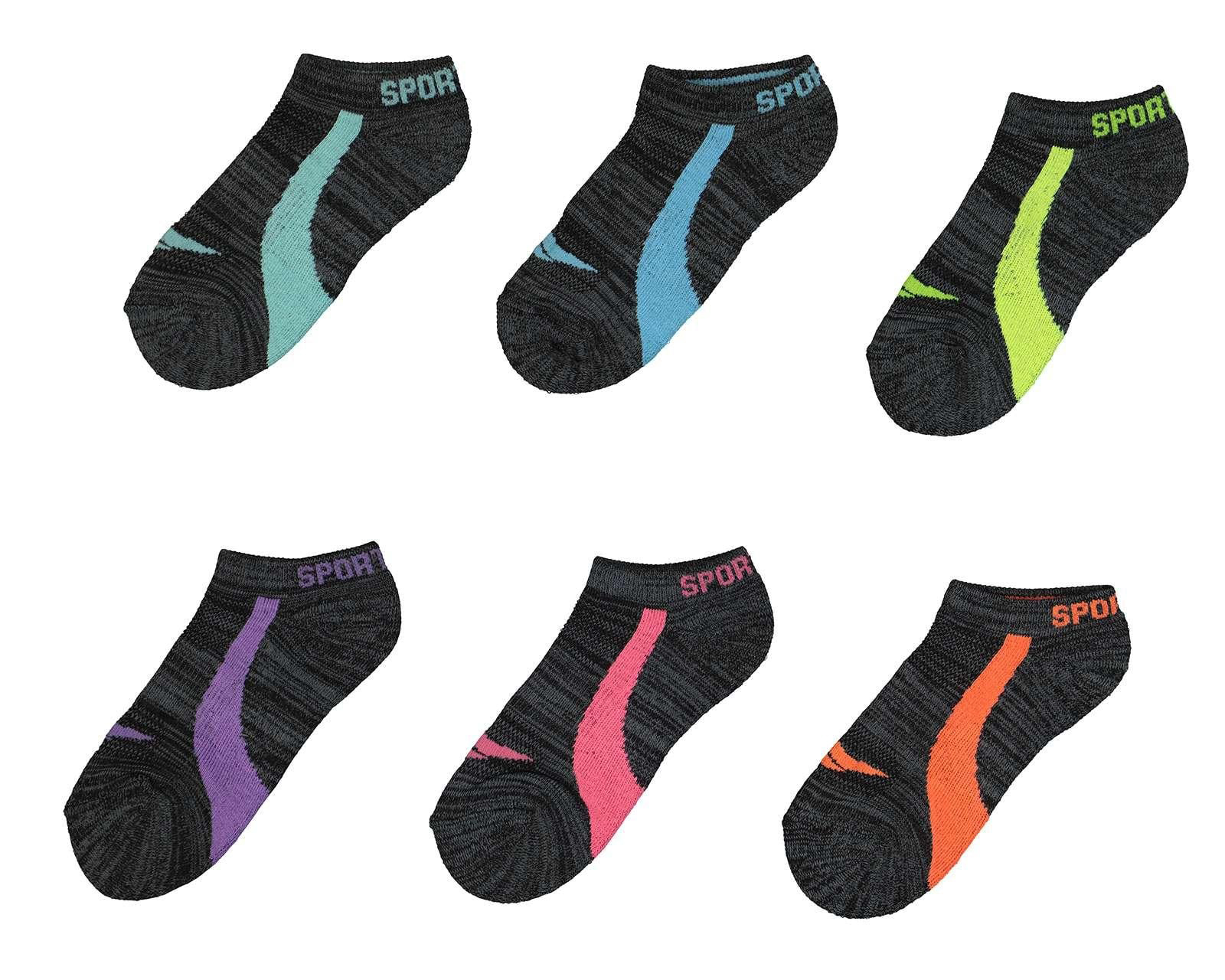 Calcetas Deportivas Sportline para Niña 6 Pares