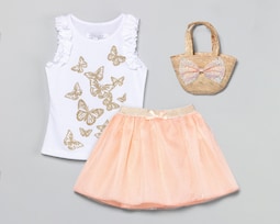 Conjunto con Falda Refill para Niña 3 Piezas