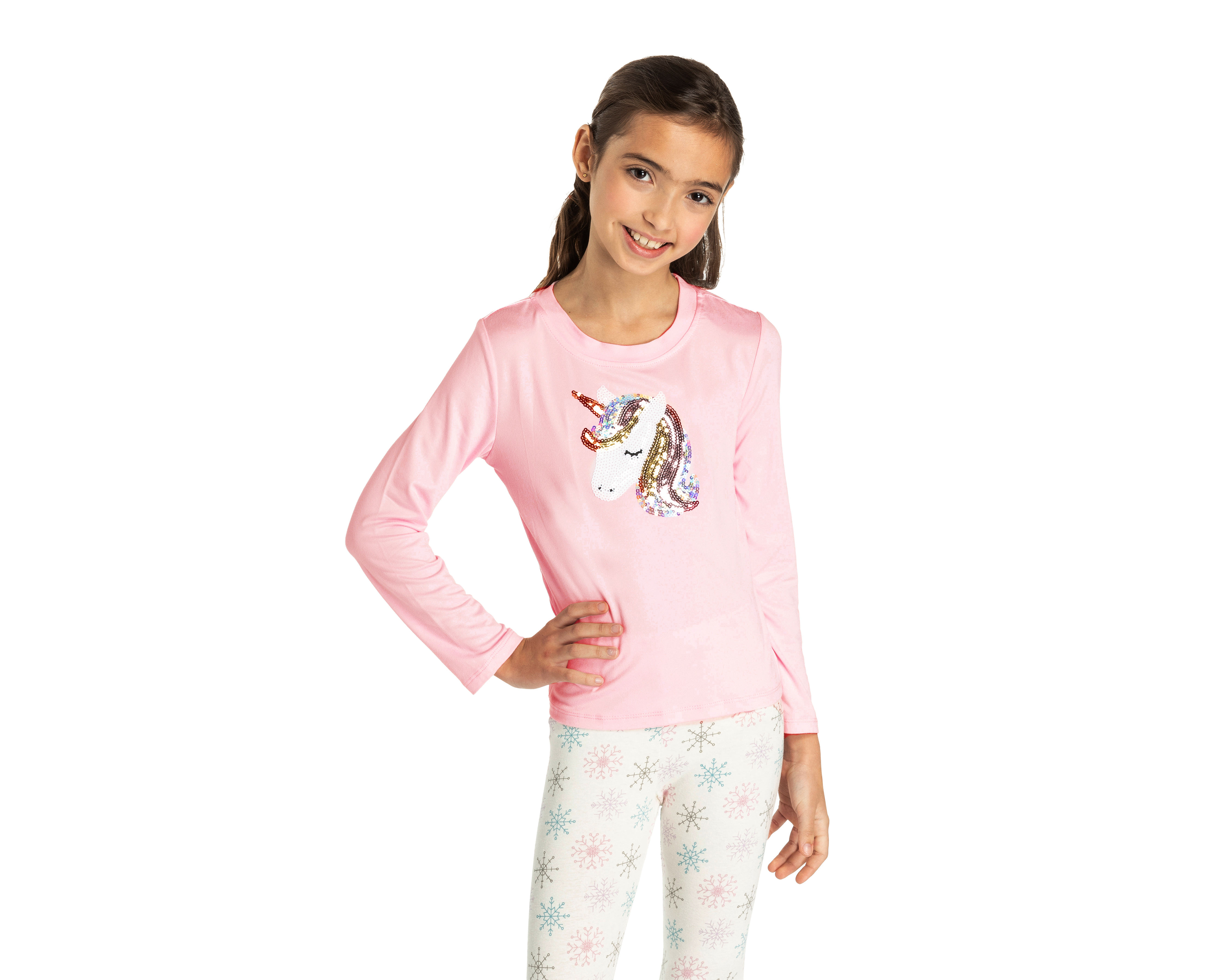 Foto 3 pulgar | Foto 2 | Playera Girls Attitude para Niña 2 Piezas