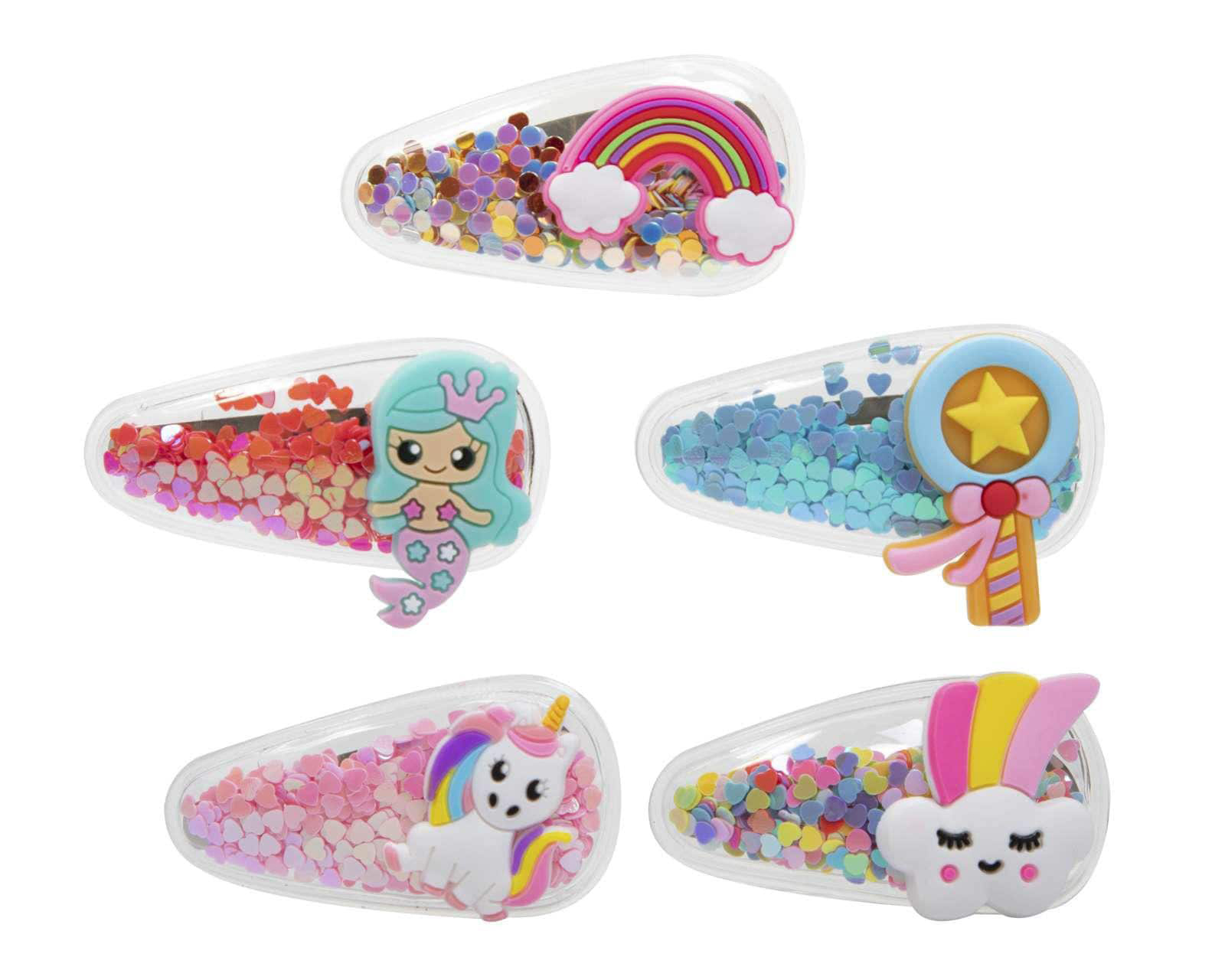 Broches para Cabello Girls Attitude para Niña (5 Piezas)