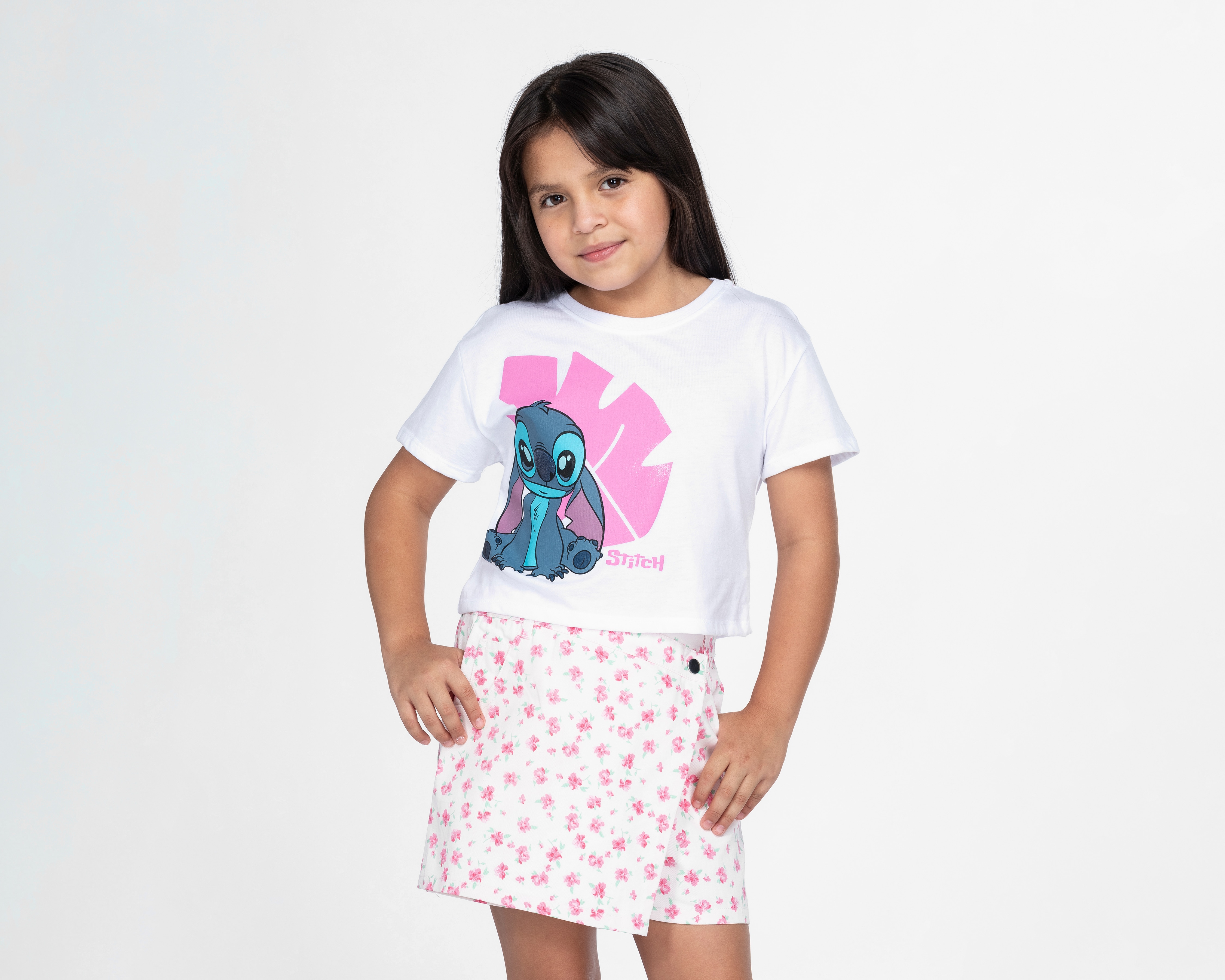 Playera Stitch Disney para Niña