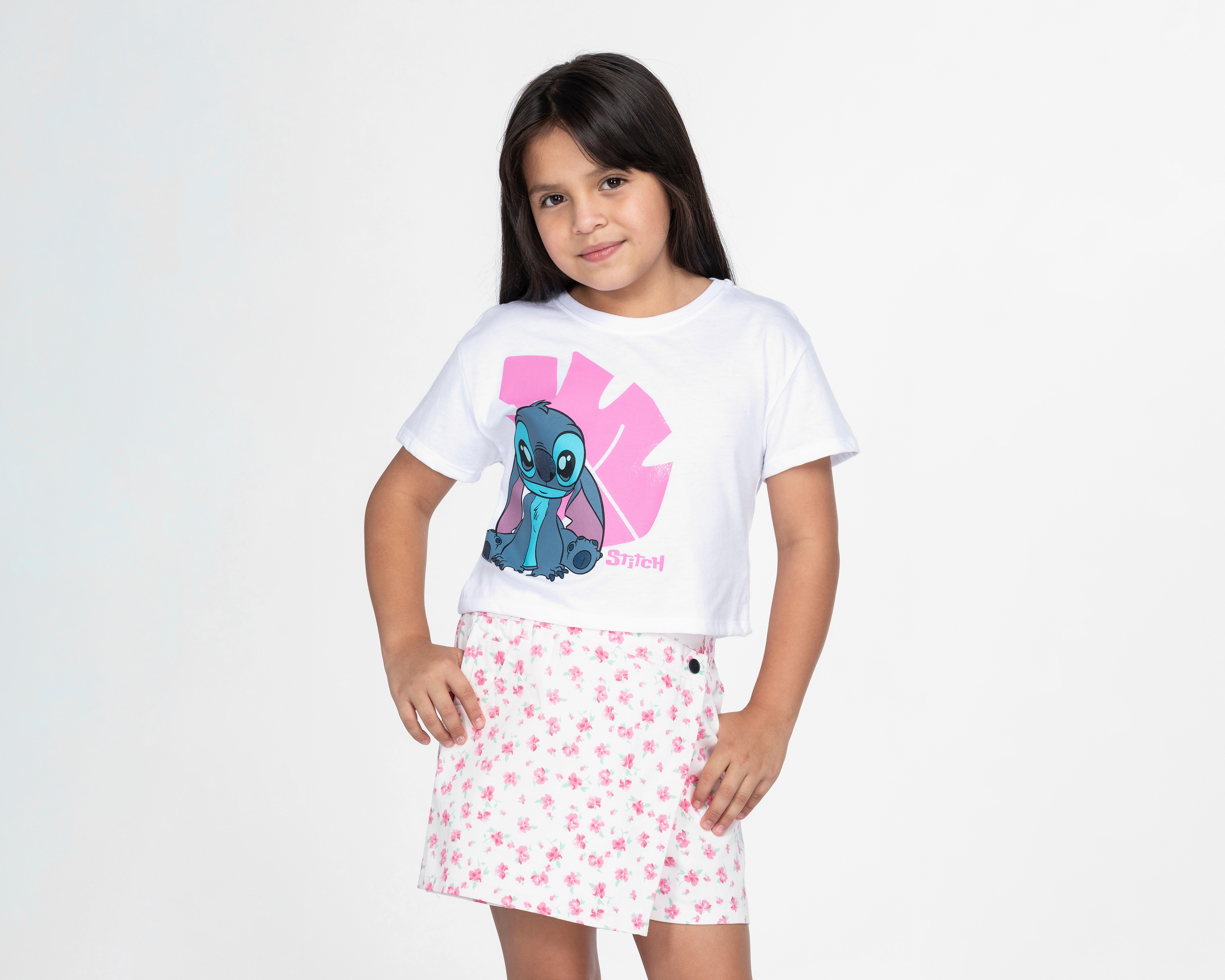 Playera Stitch Disney para Niña