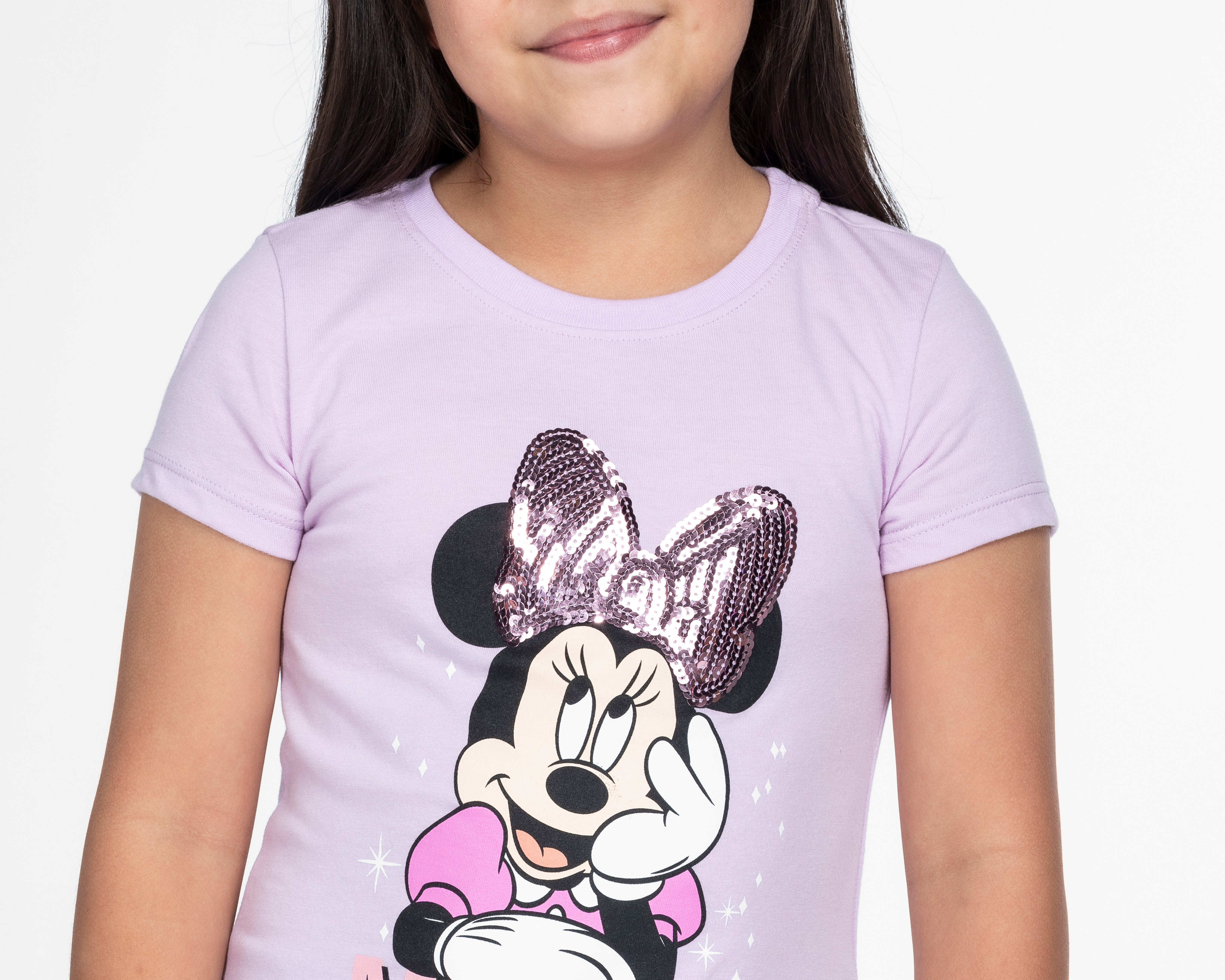 Foto 3 | Foto 3 | Playera Disney Minnie Mouse Manga Corta para Niña