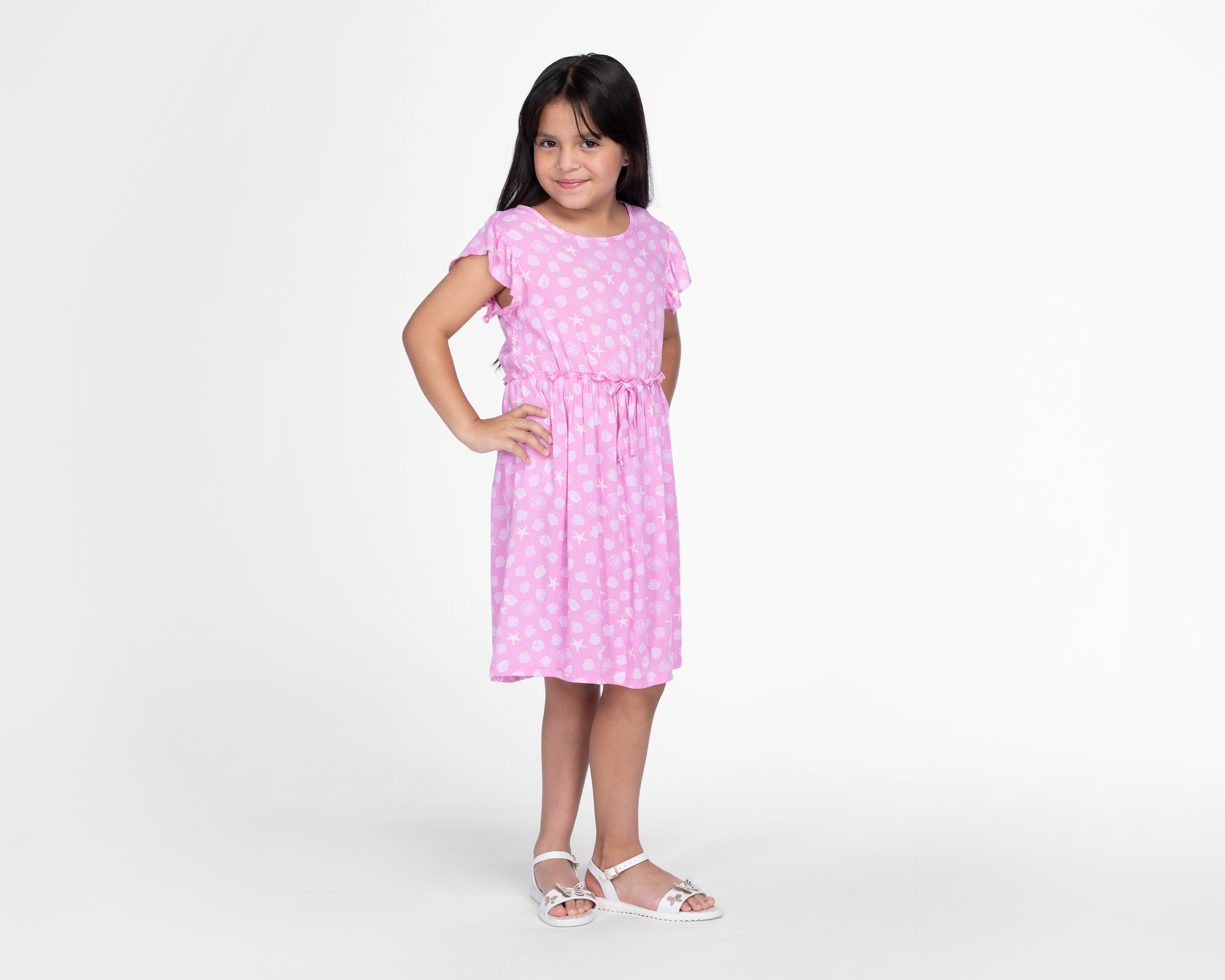 Foto 2 pulgar | Foto 1 | Vestido Rosa Girls Attitude para Niña